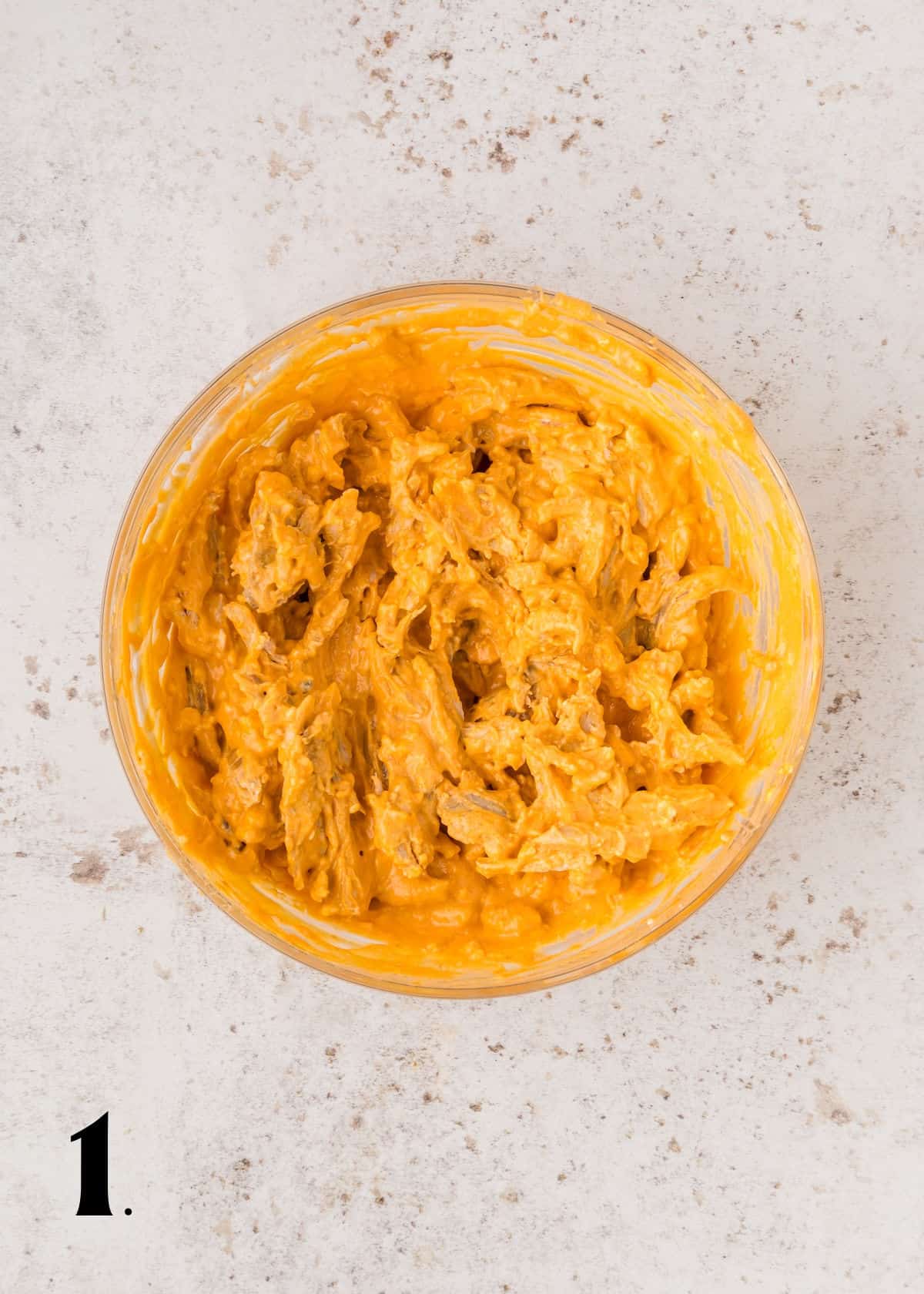 How to Make Buffalo Chicken Dip Sliders Step 1