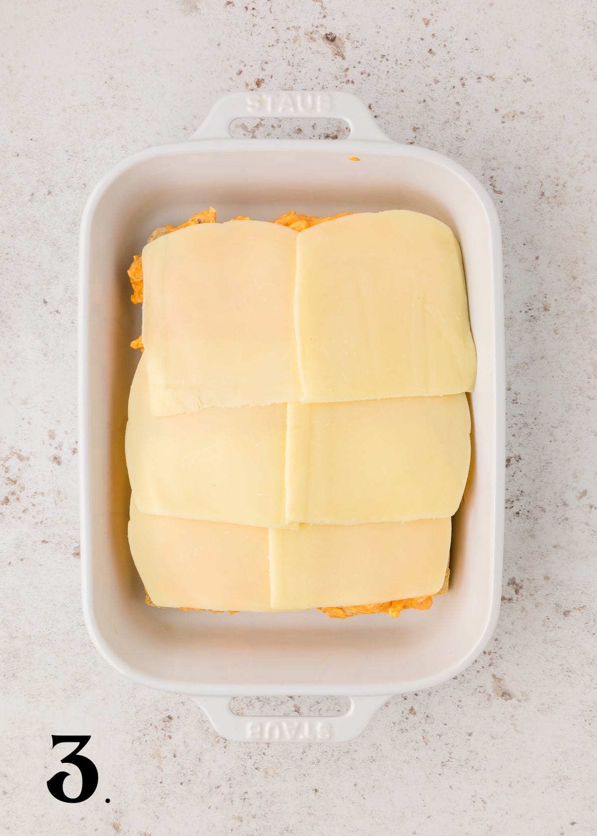 How to Make Buffalo Chicken Dip Sliders Step 3
