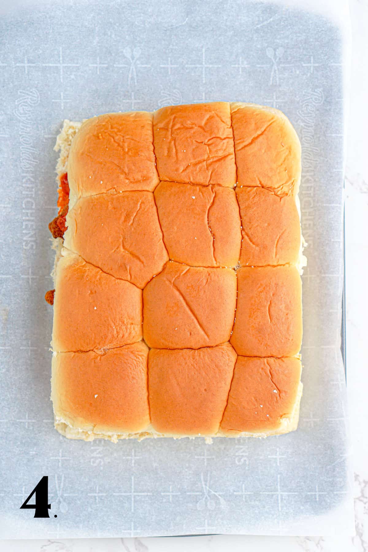 How to Make Chicken Parm Sliders Step 4