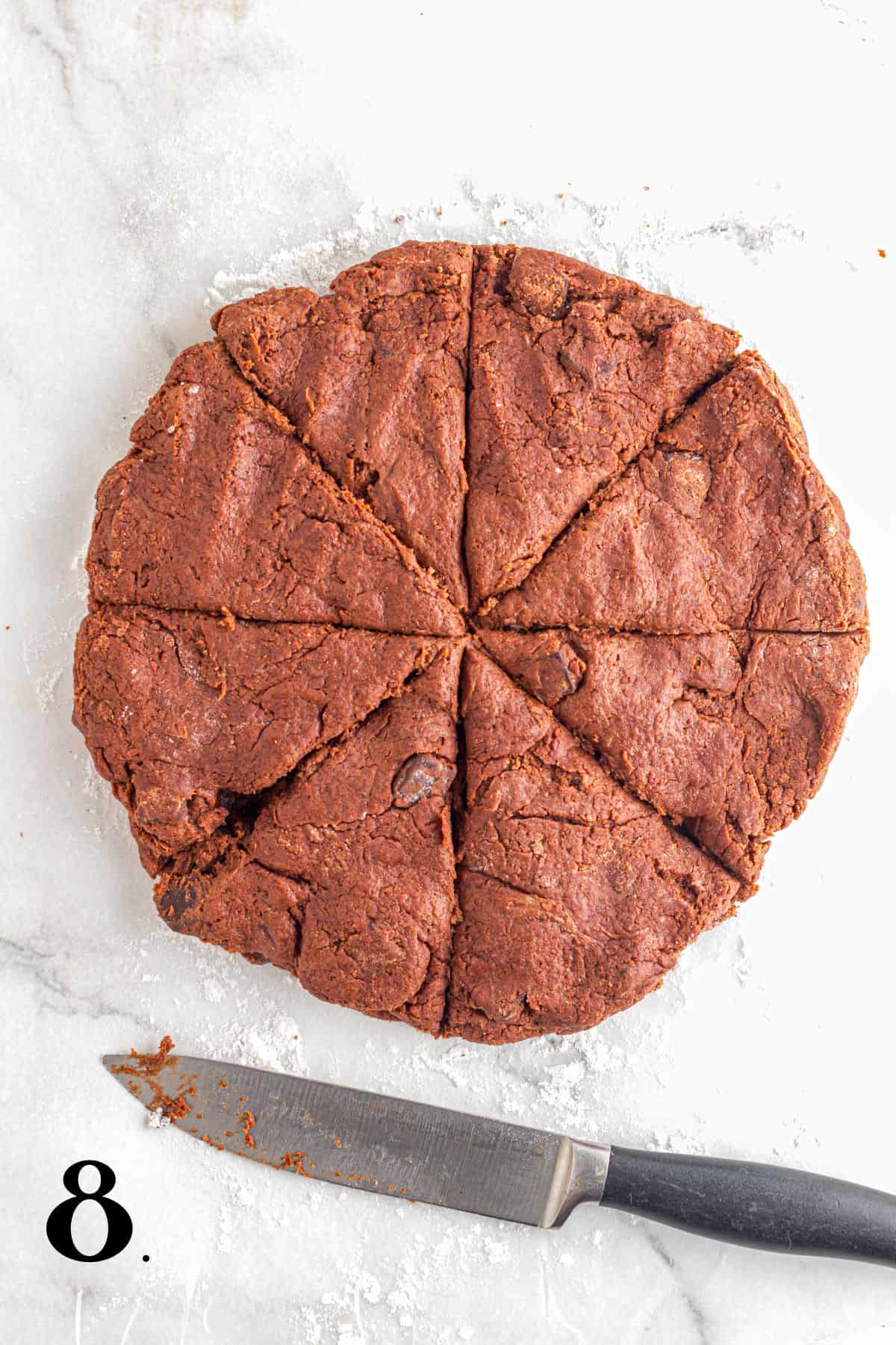 How to Make Chocolate Scones - Step 8