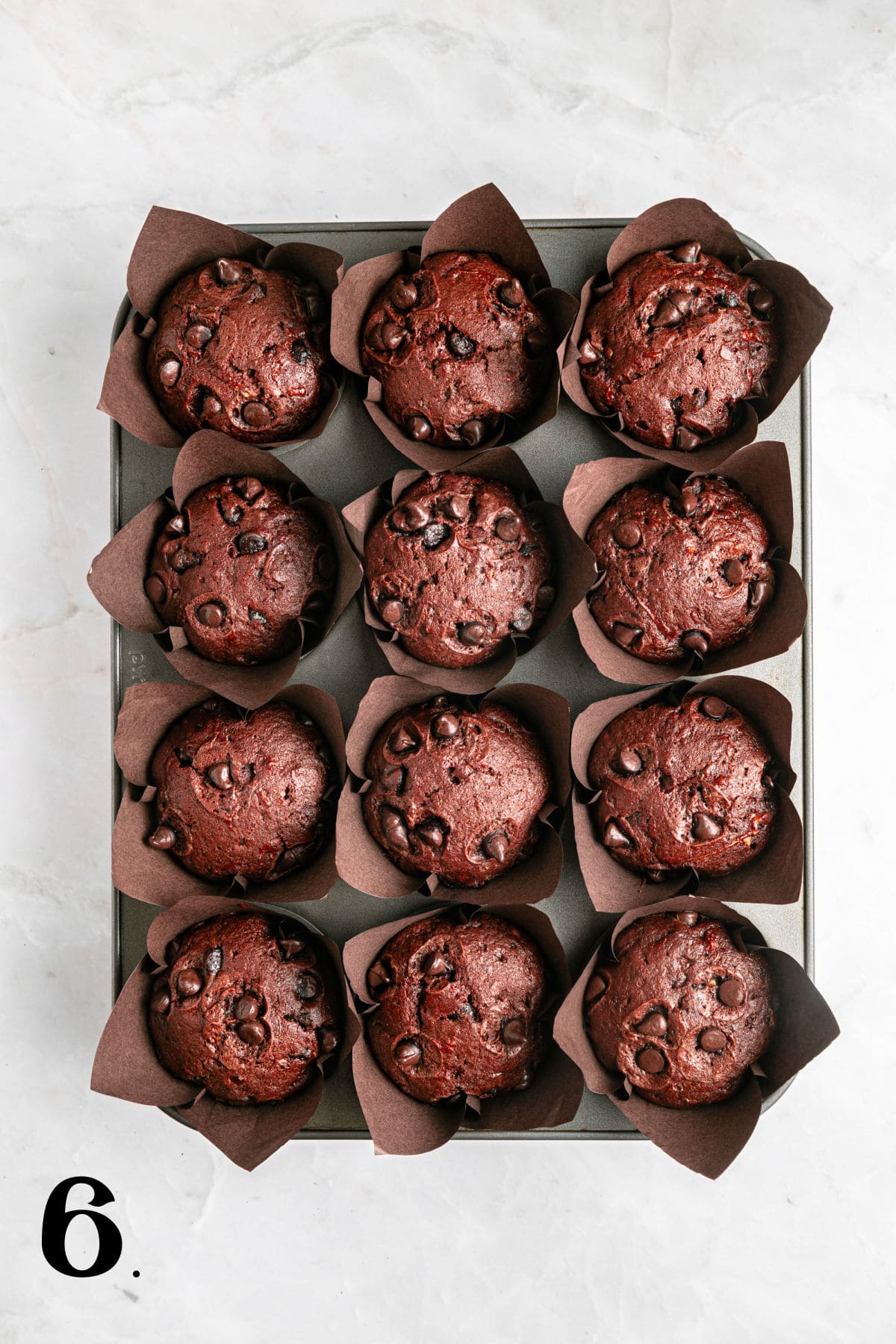 Chocolate and Zucchini Muffins