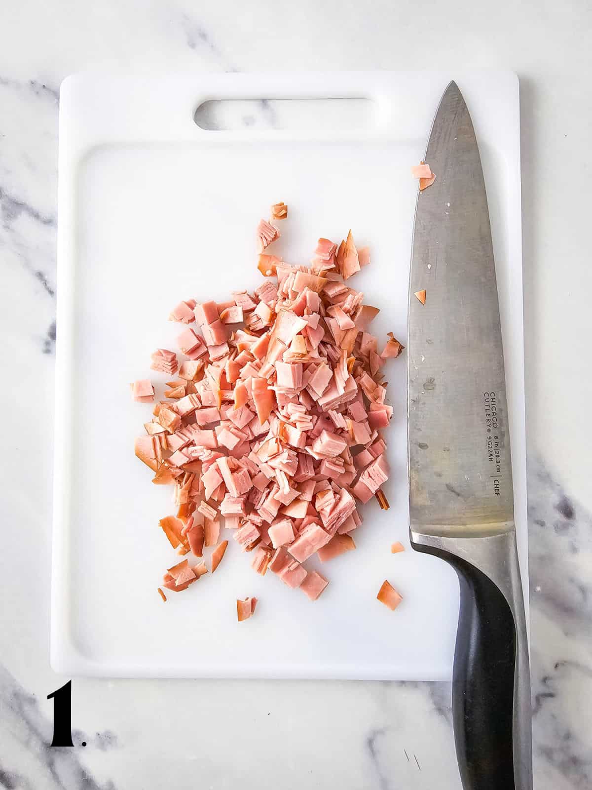 How to Make Cream Cheese ham Dip Step 1