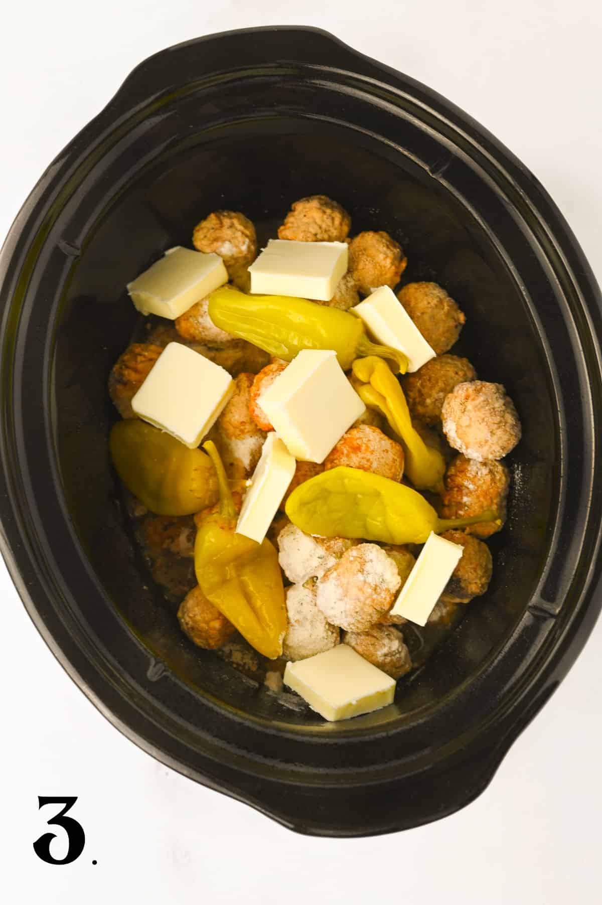 How to Make Crock Pot Mississippi Meatballs Step 3