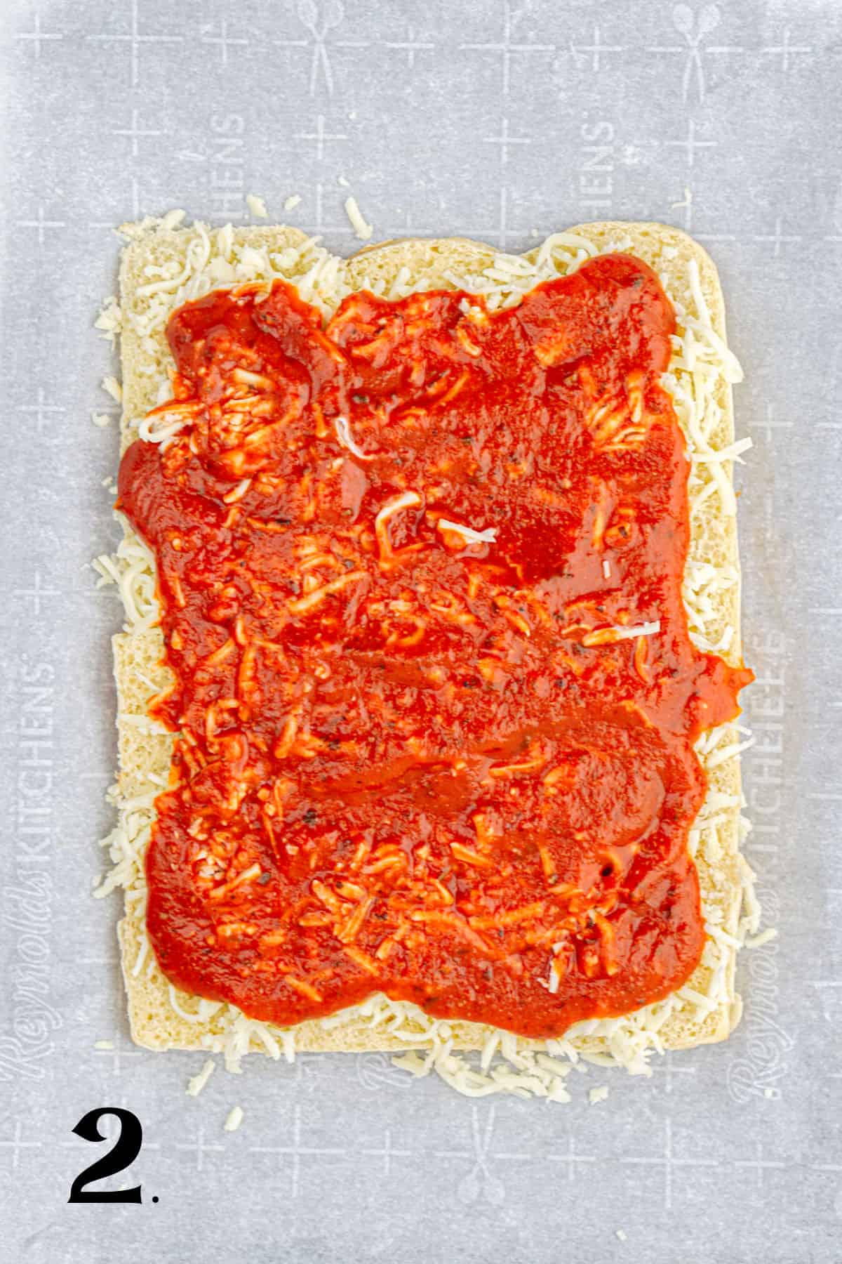 How to Make Pizza Sliders Step 2