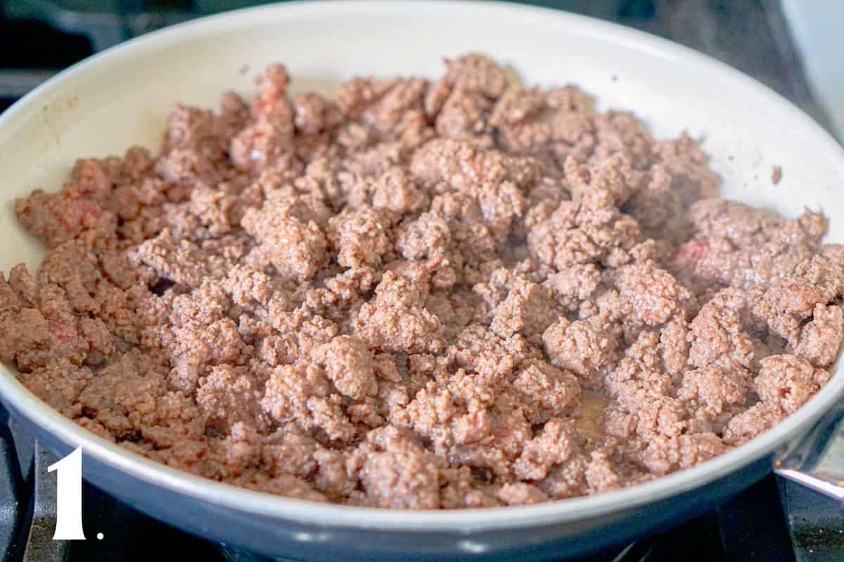 How to Make Sloppy Joe Sliders Step 1