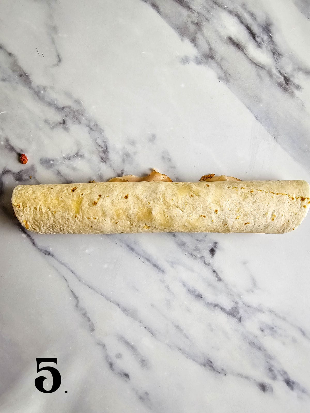 How to Make Turkey Cream Cheese Pinwheels Step 5