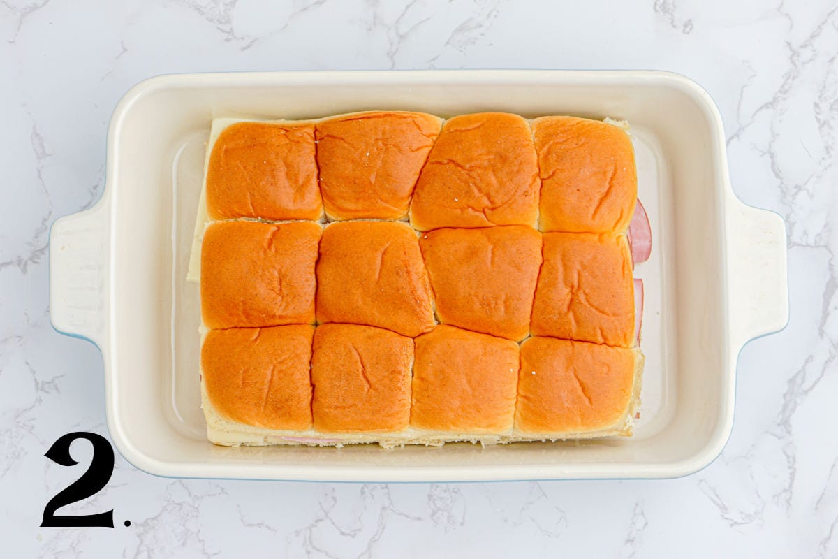 How to Make the Best Ham and Cheese Sliders Step 2