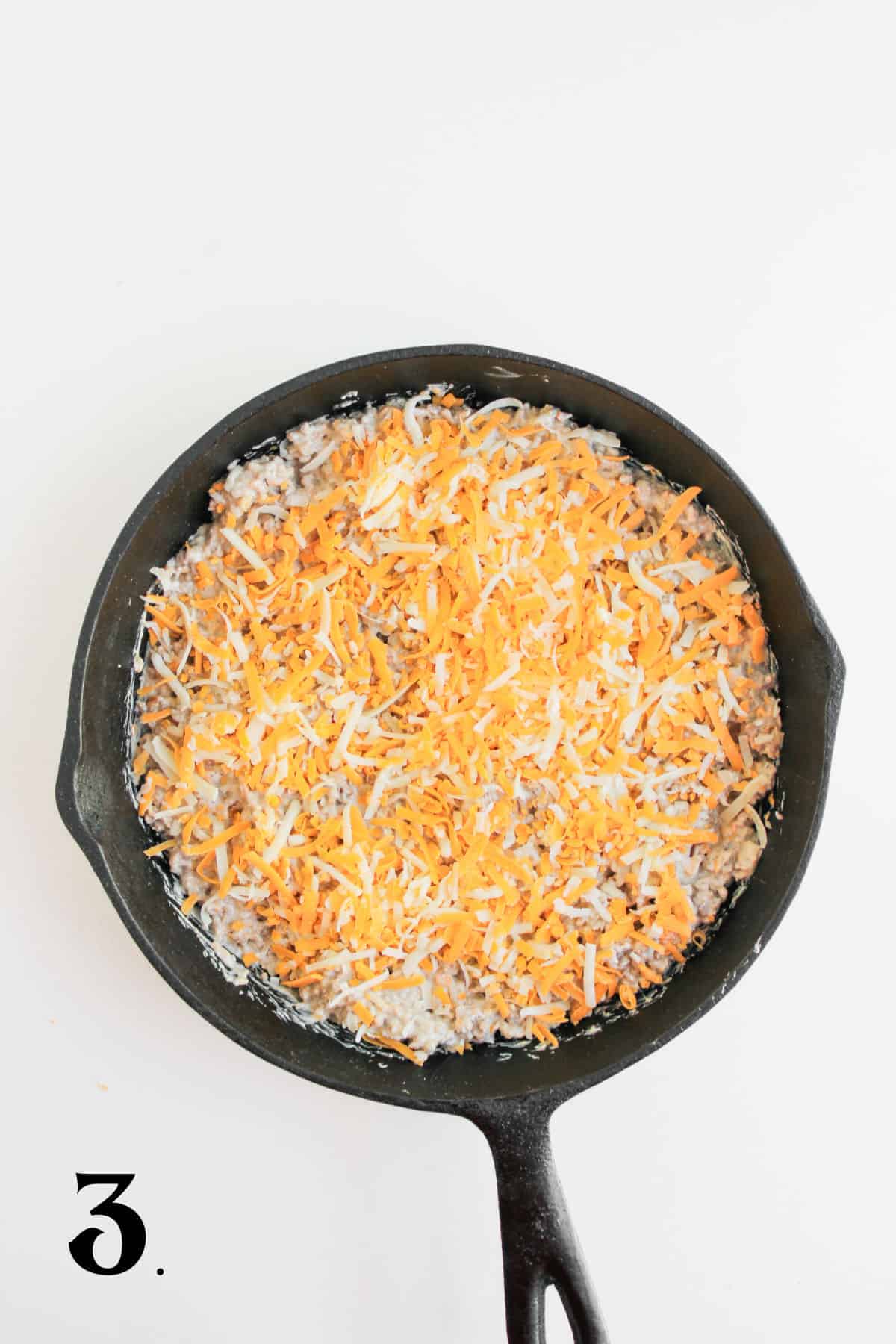 How to Make Cheeseburger Dip Step 3