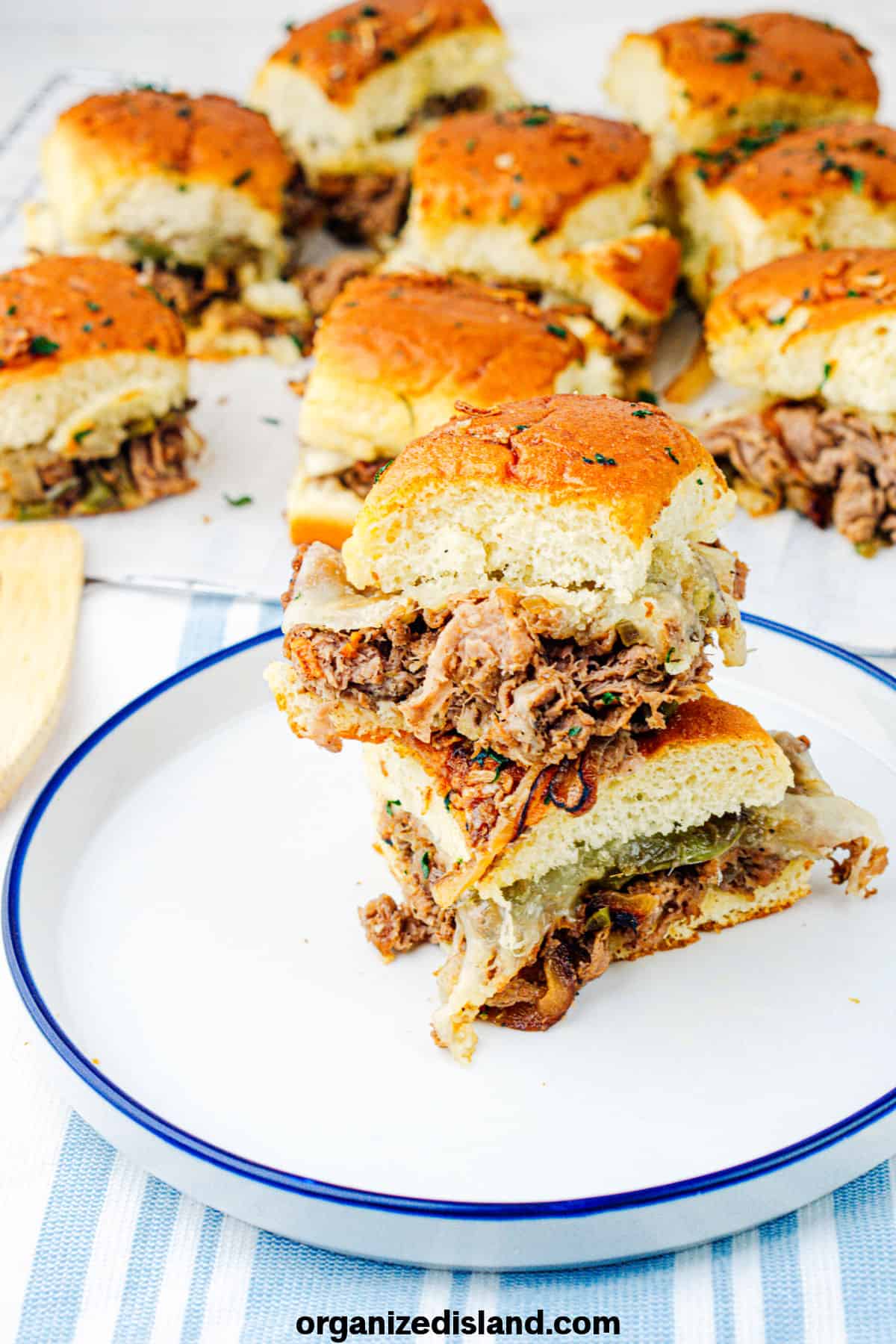 Philly Cheesesteak Sliders