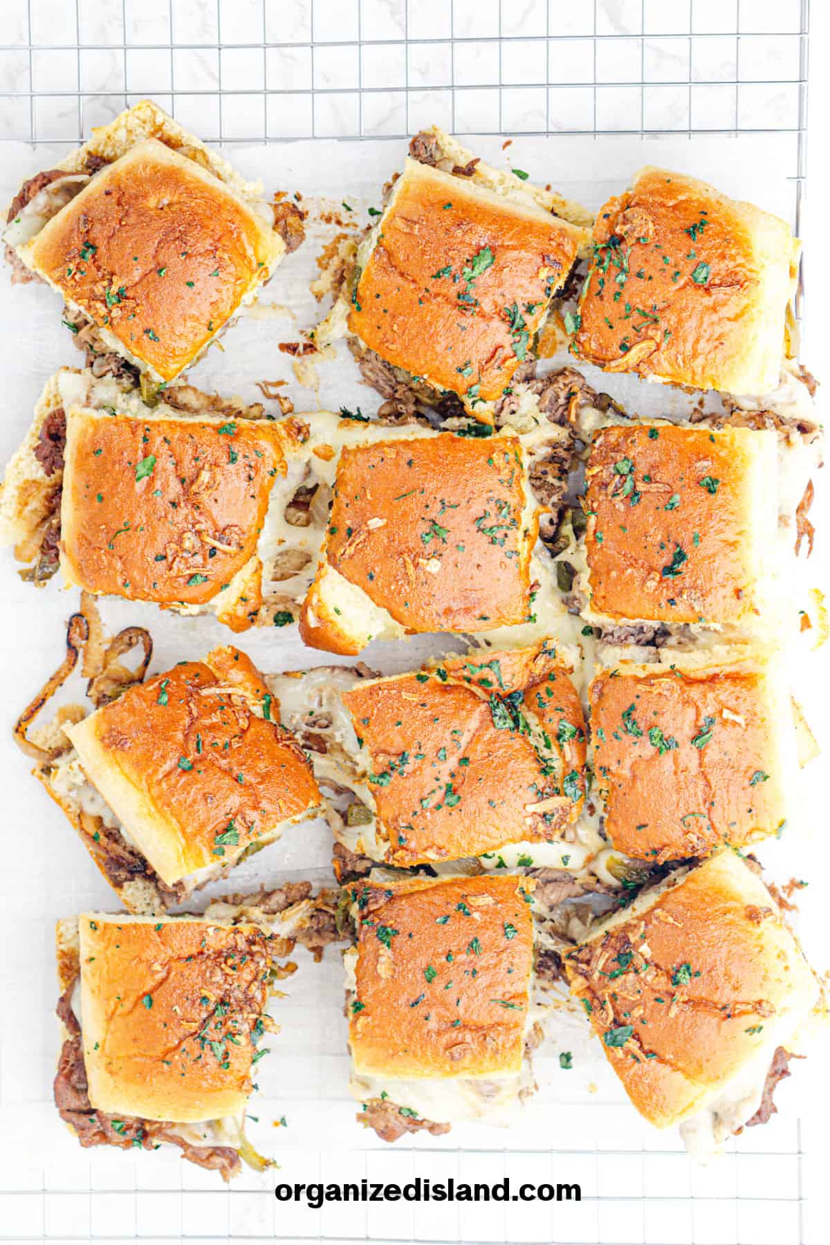 Philly Cheesesteak Sliders Easy