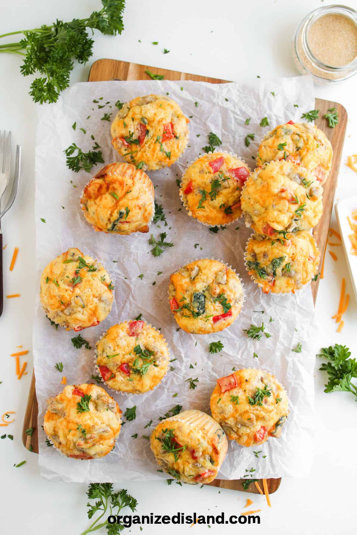 Sausage Egg and Cheese Muffins