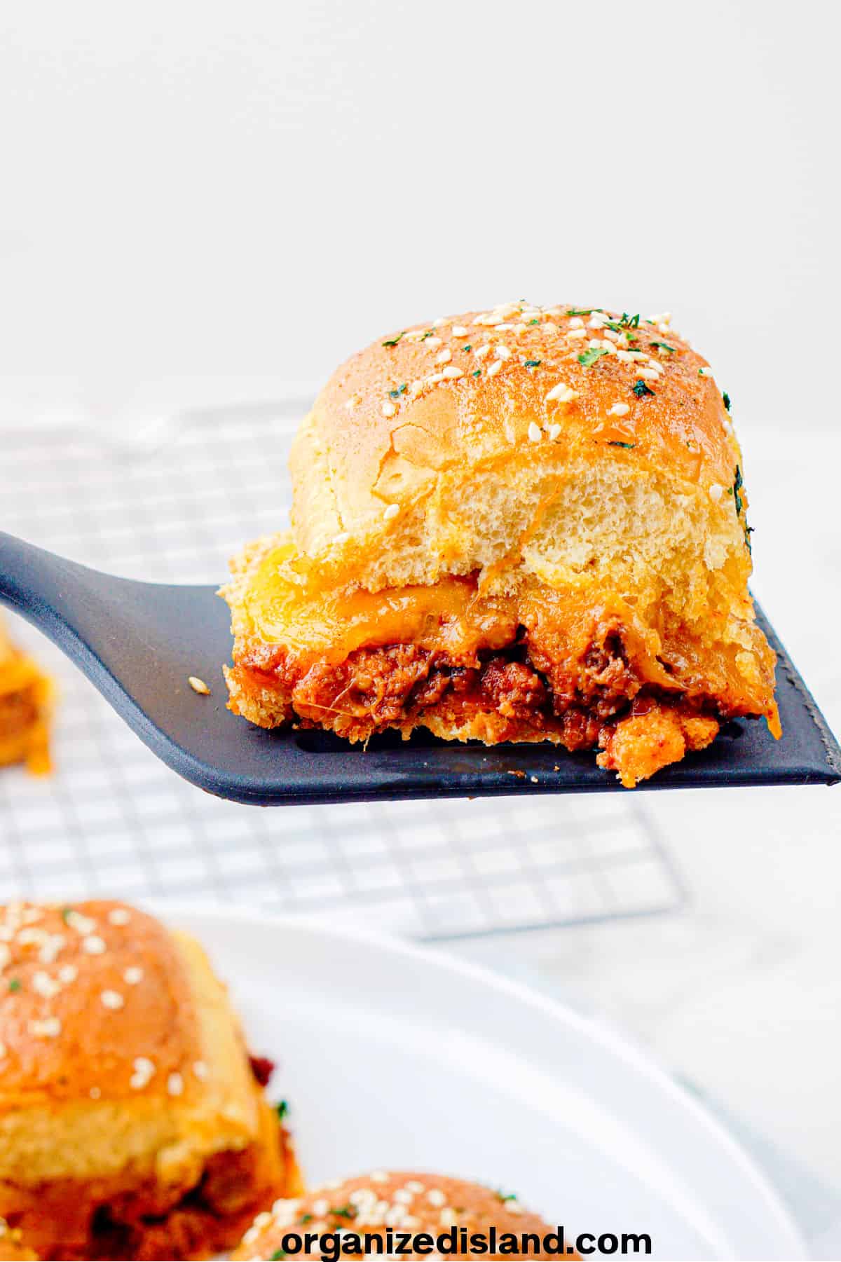 Serving Sloppy Joe Sliders