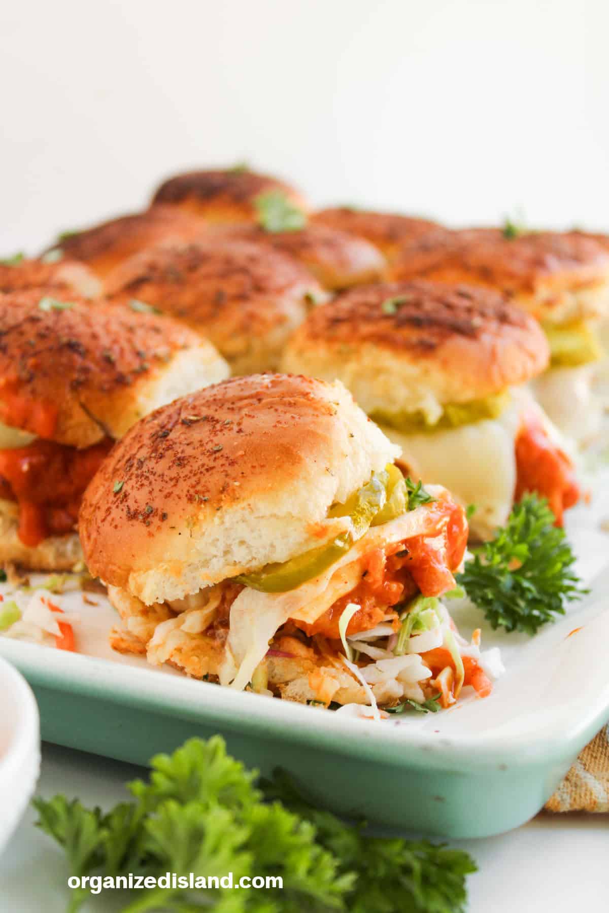 Spicy Chicken Sliders
