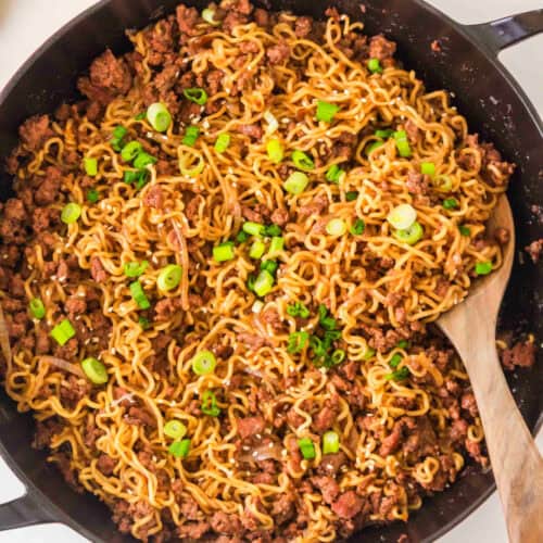 Beef and Ramen Noodles