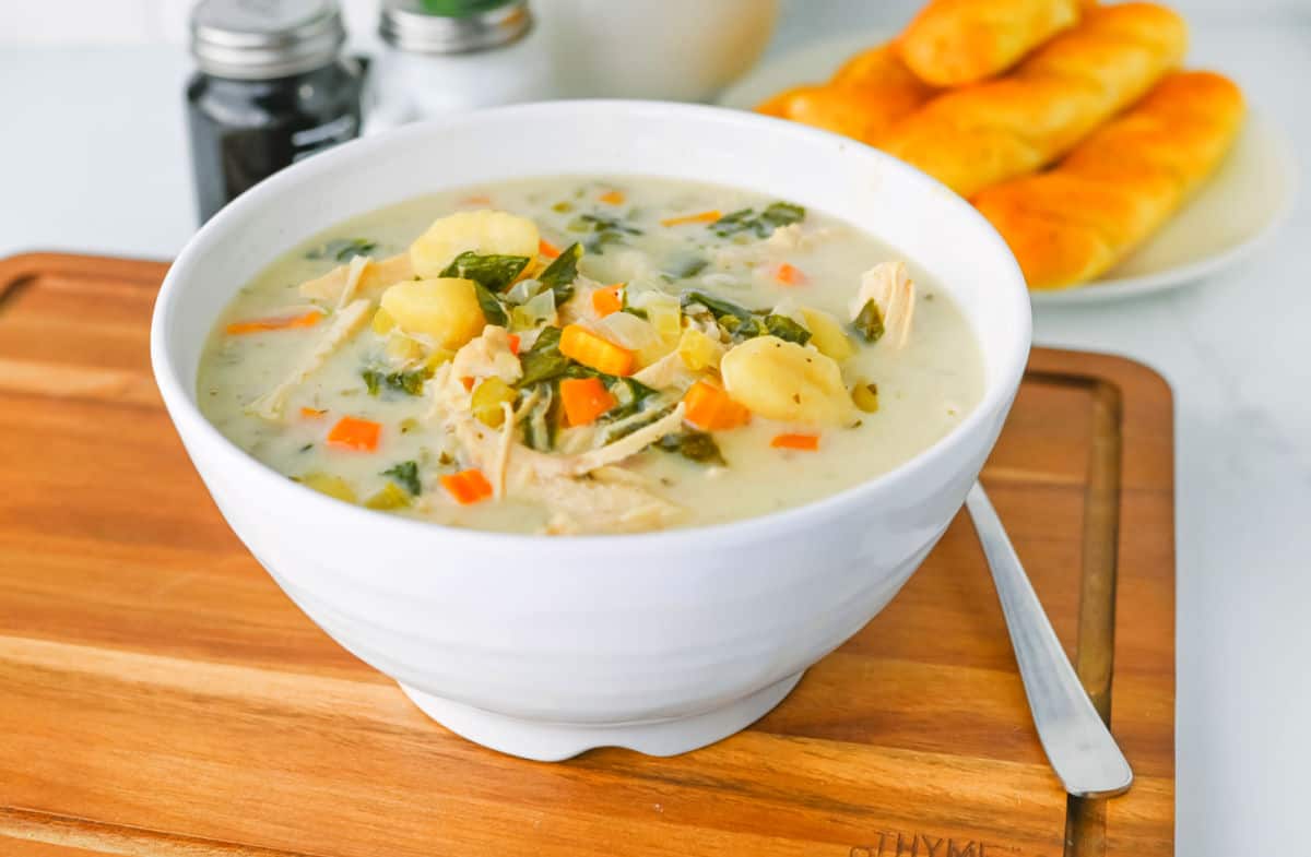 Best Slow Cooker Chicken Gnocchi Soup