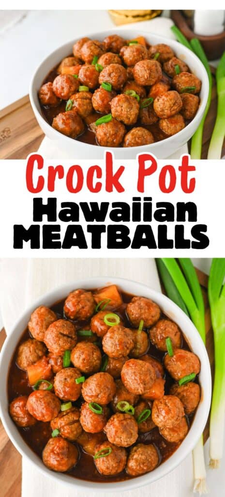 Crock Pot Hawaiian Meatballs