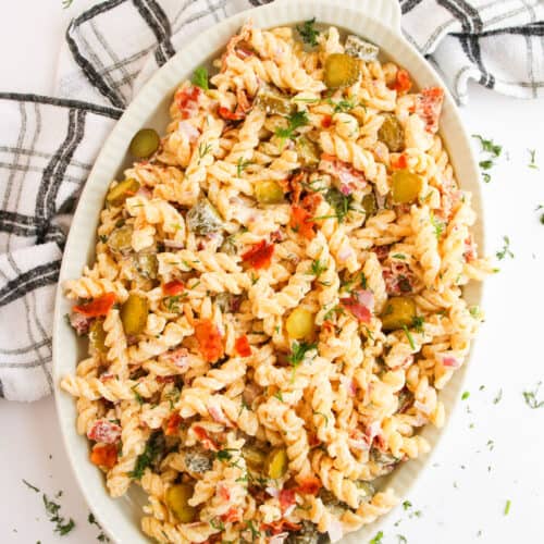 Dill Pickle Pasta Salad