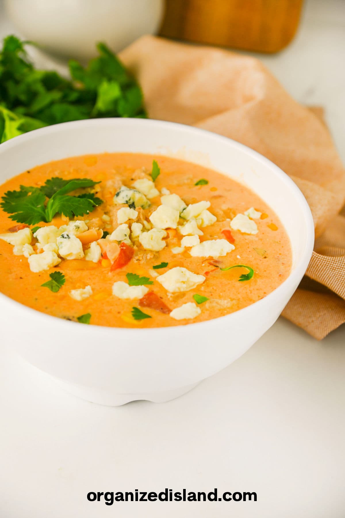 Easy Crock Pot Buffalo Chicken Chili