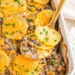 Easy Hamburger Potato Casserole
