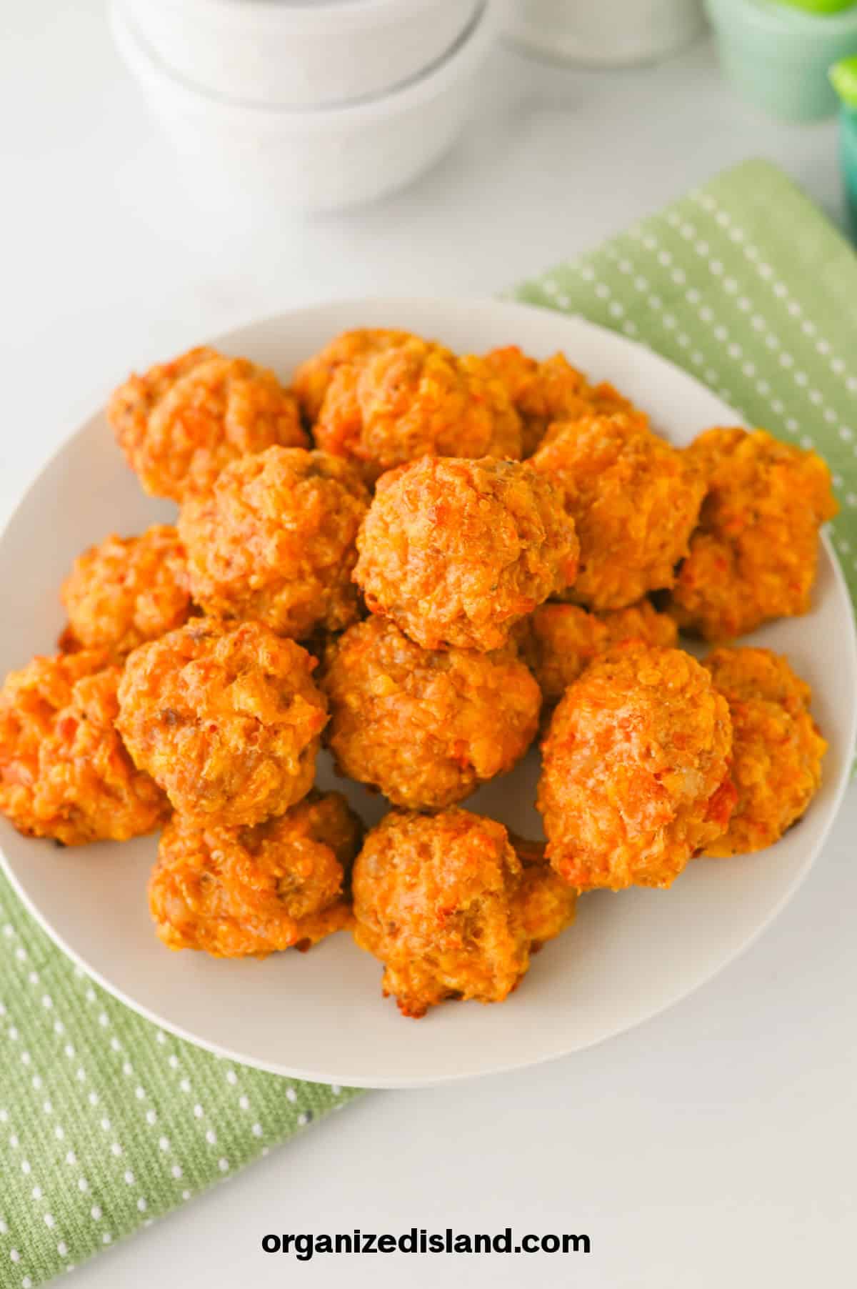 Easy Rotel Cream Cheese Sausage Balls