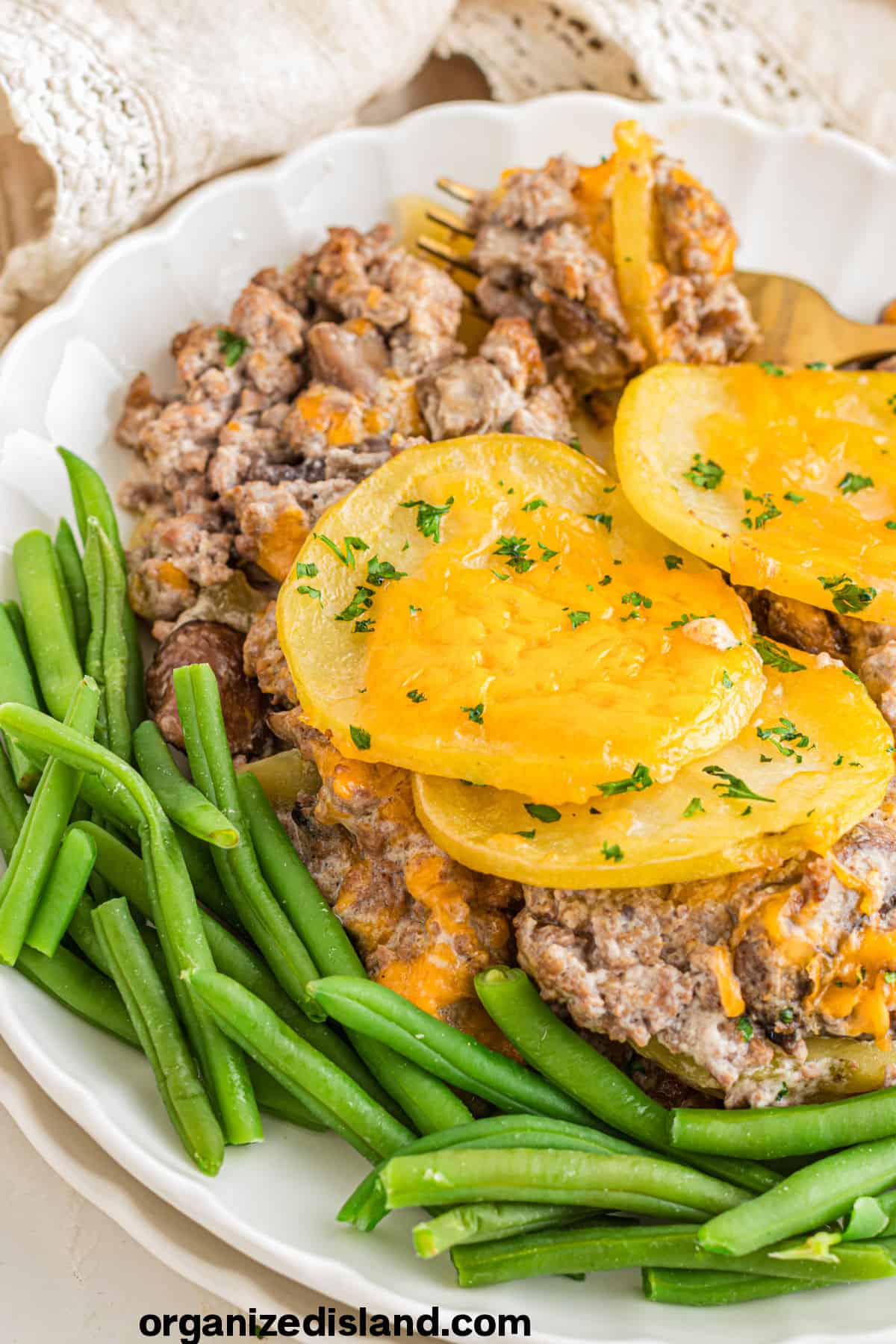 Hamburger and Potato Casserole