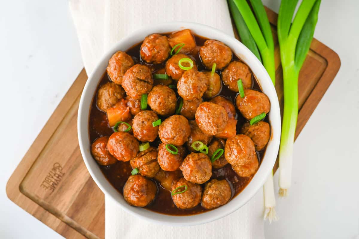 Hawaiian Style Meatballs