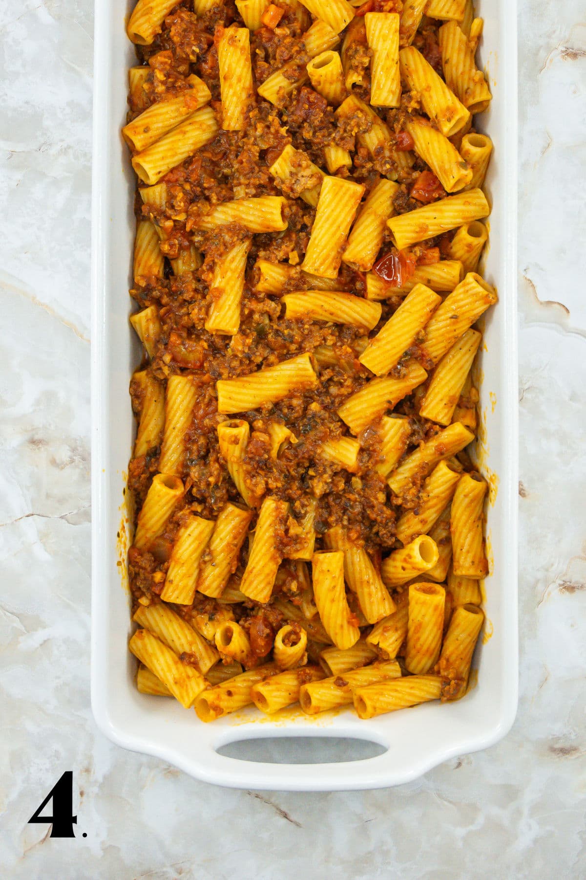 How to Make Baked rigatoni Pasta Step 4
