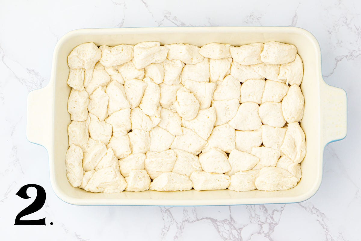 How to Make Bubble Up Pizza Bake Step 2