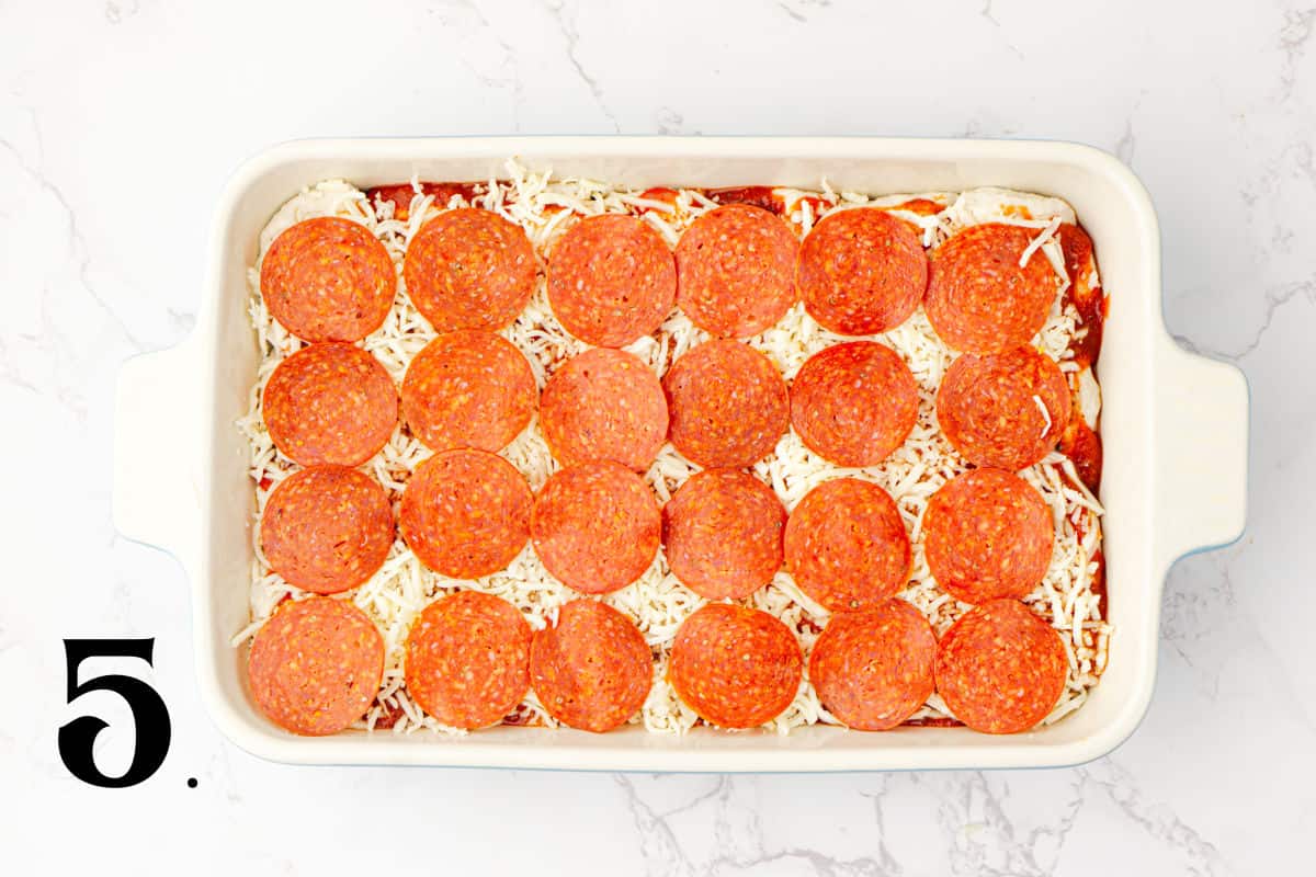 How to Make Bubble Up Pizza Bake Step 5