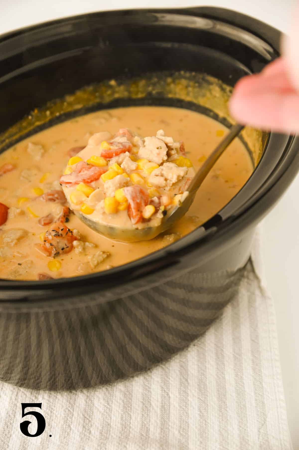 How to Make Buffalo Chicken Chili Step 5