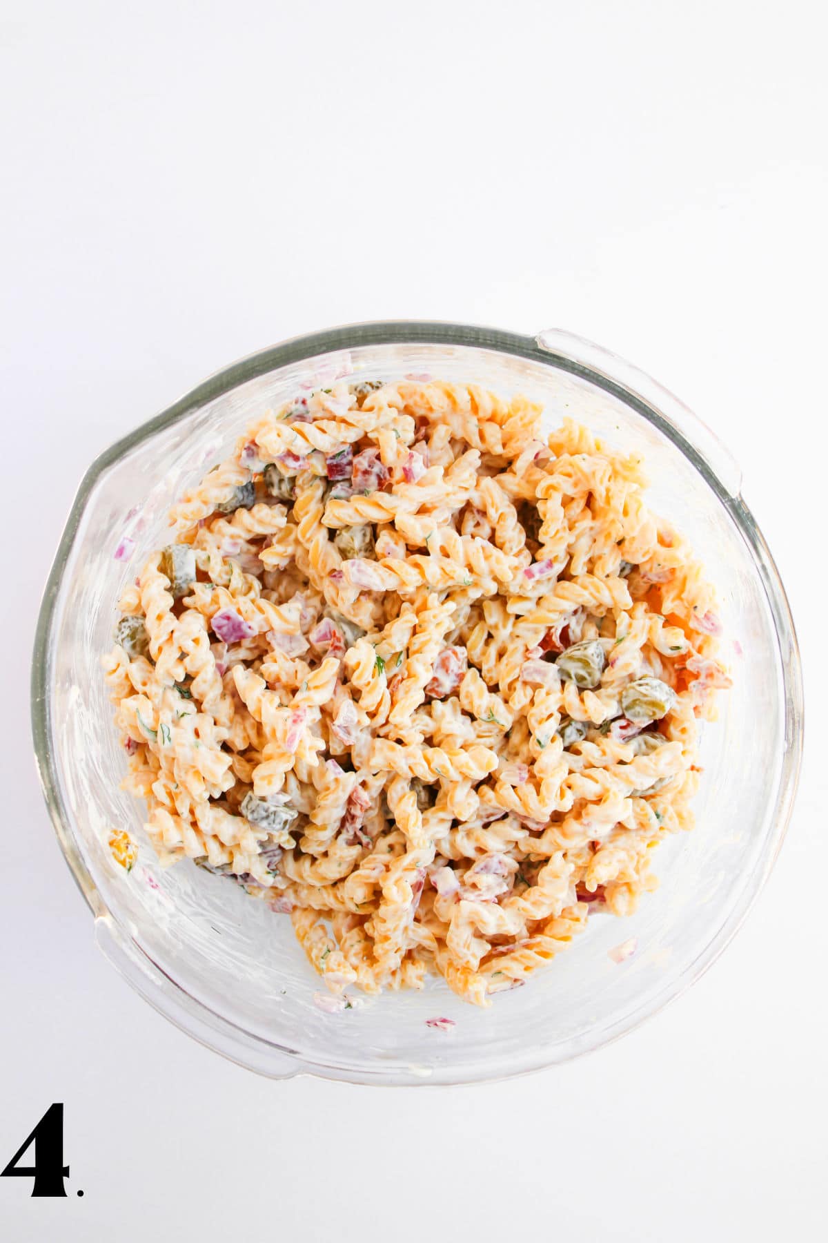 How to Make Dill Pickle Pasta Salad Step 4