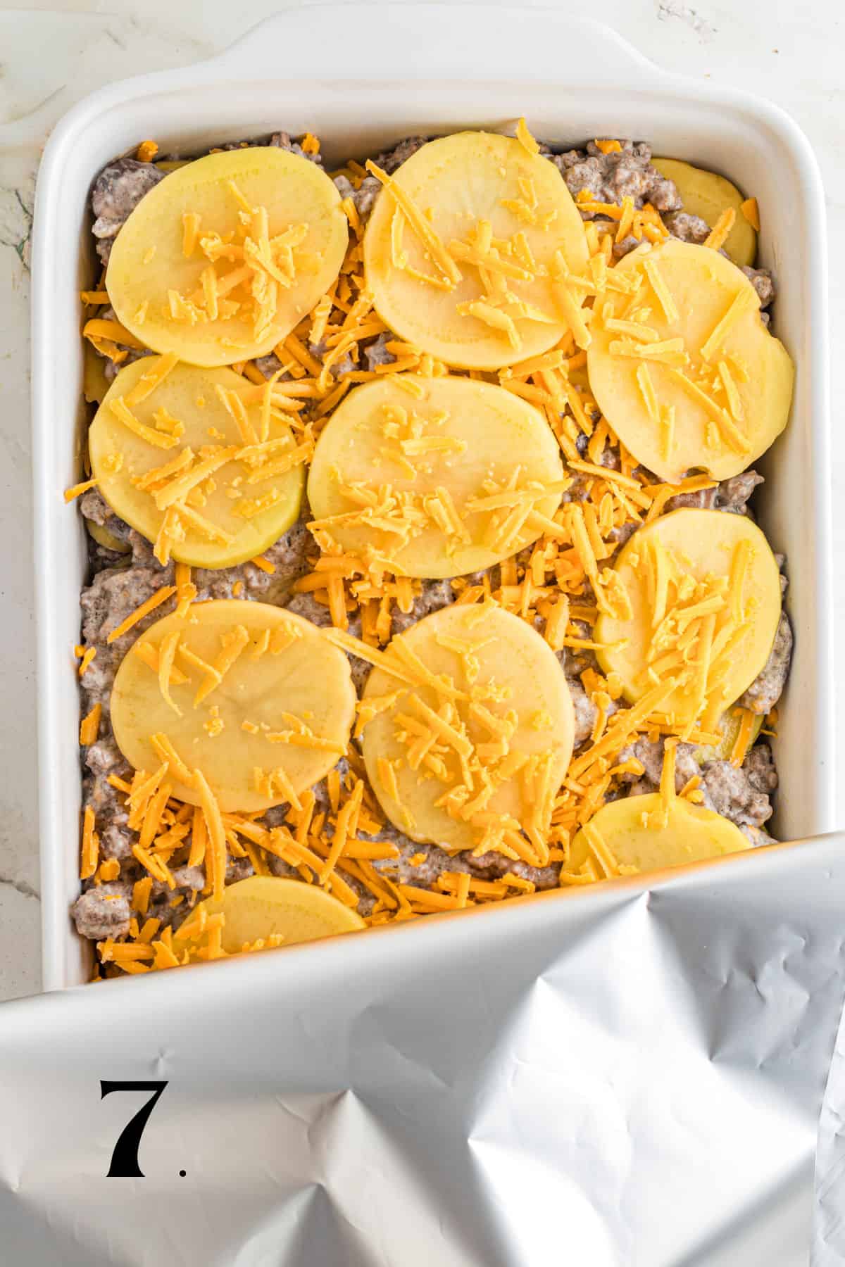 How to Make Hamburger Potato Casserole Step 7