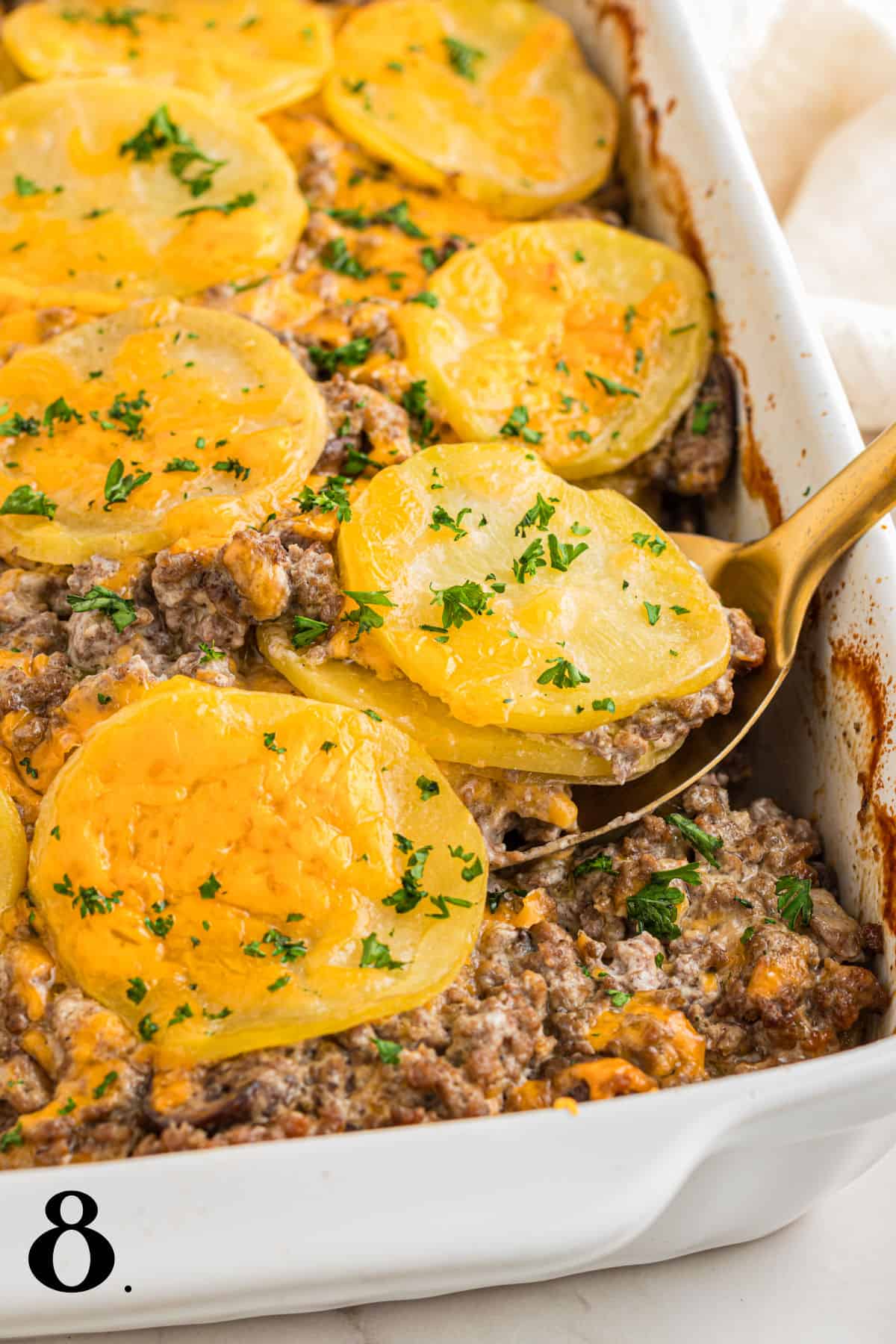 How to Make Hamburger Potato Casserole Step 8