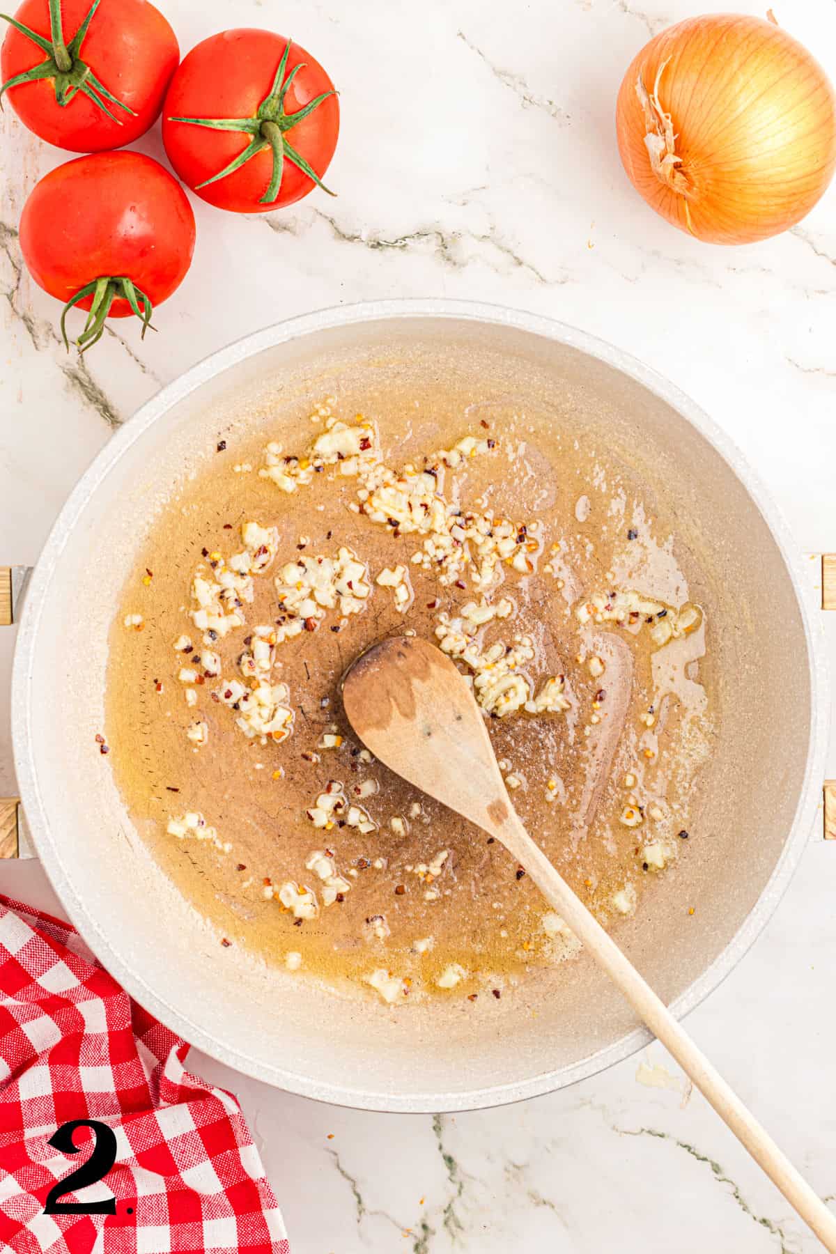 How to Make Pasta alla Vodka Step 2