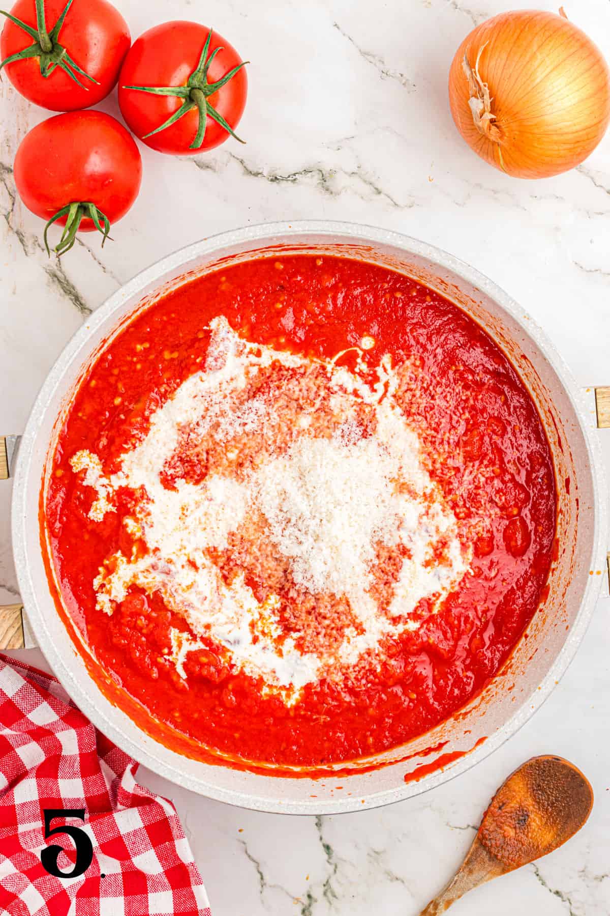 How to Make Pasta alla Vodka Step 5