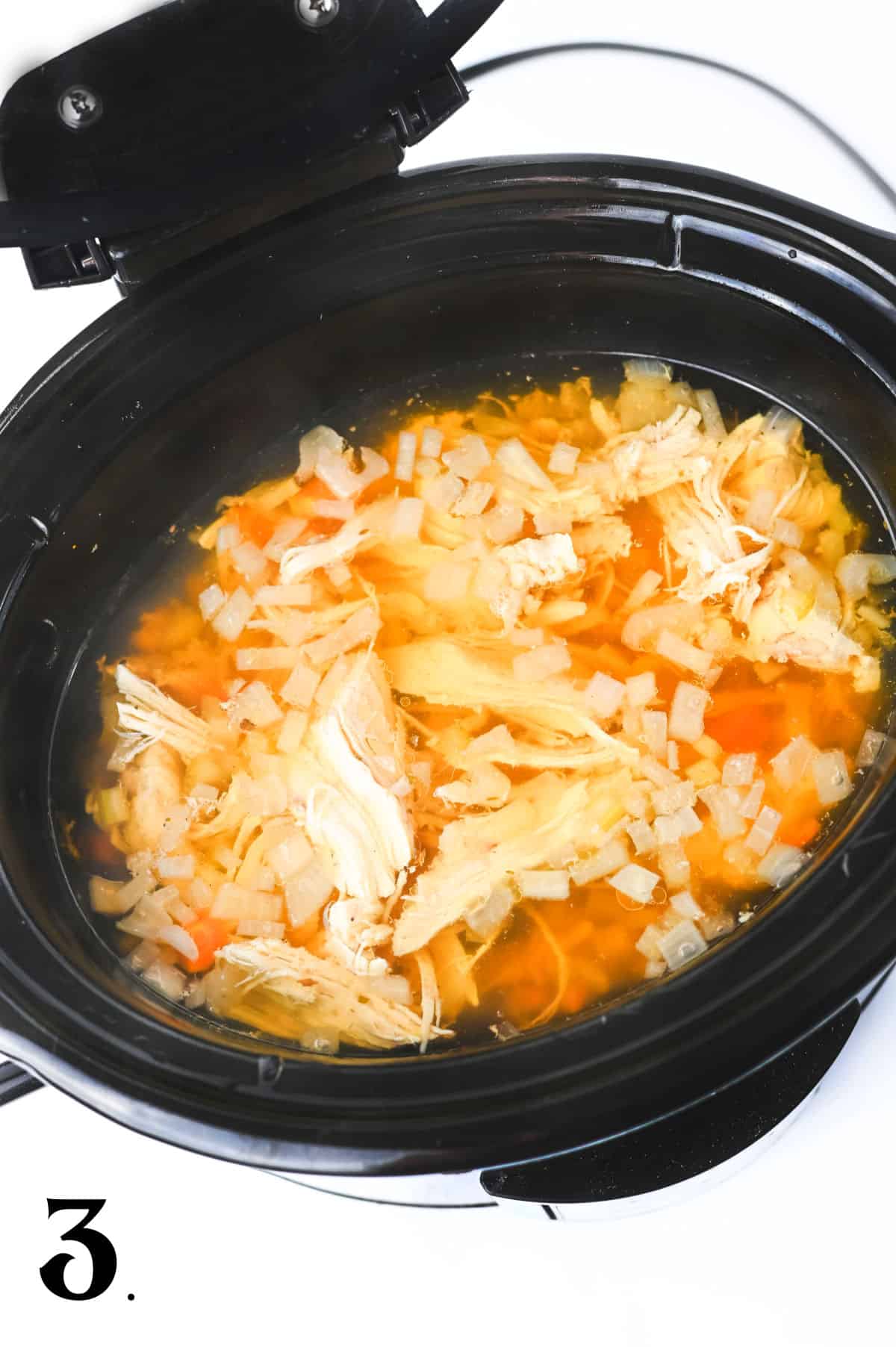 How to Make Slow Cooker Chicken Gnocchi Soup Step 3