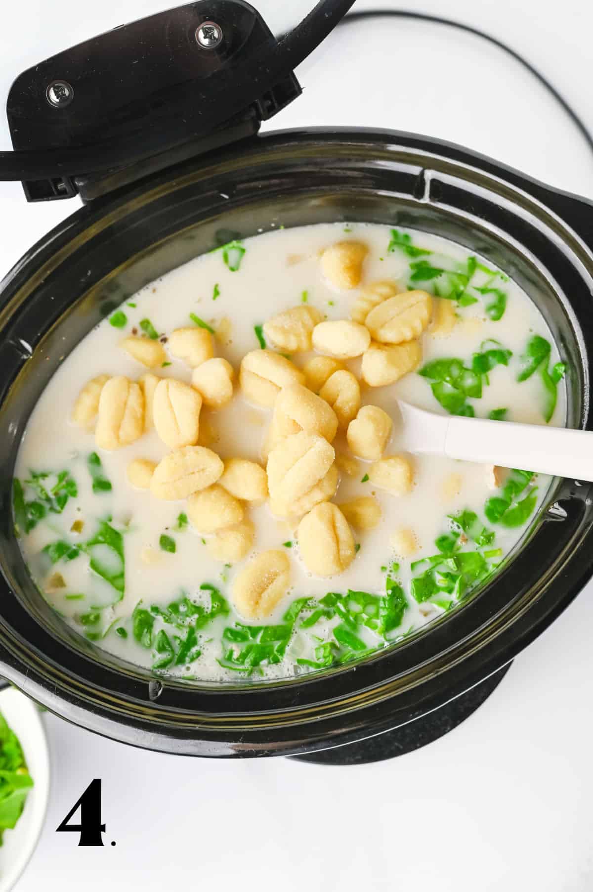 How to Make Slow Cooker Chicken Gnocchi Soup Step 4