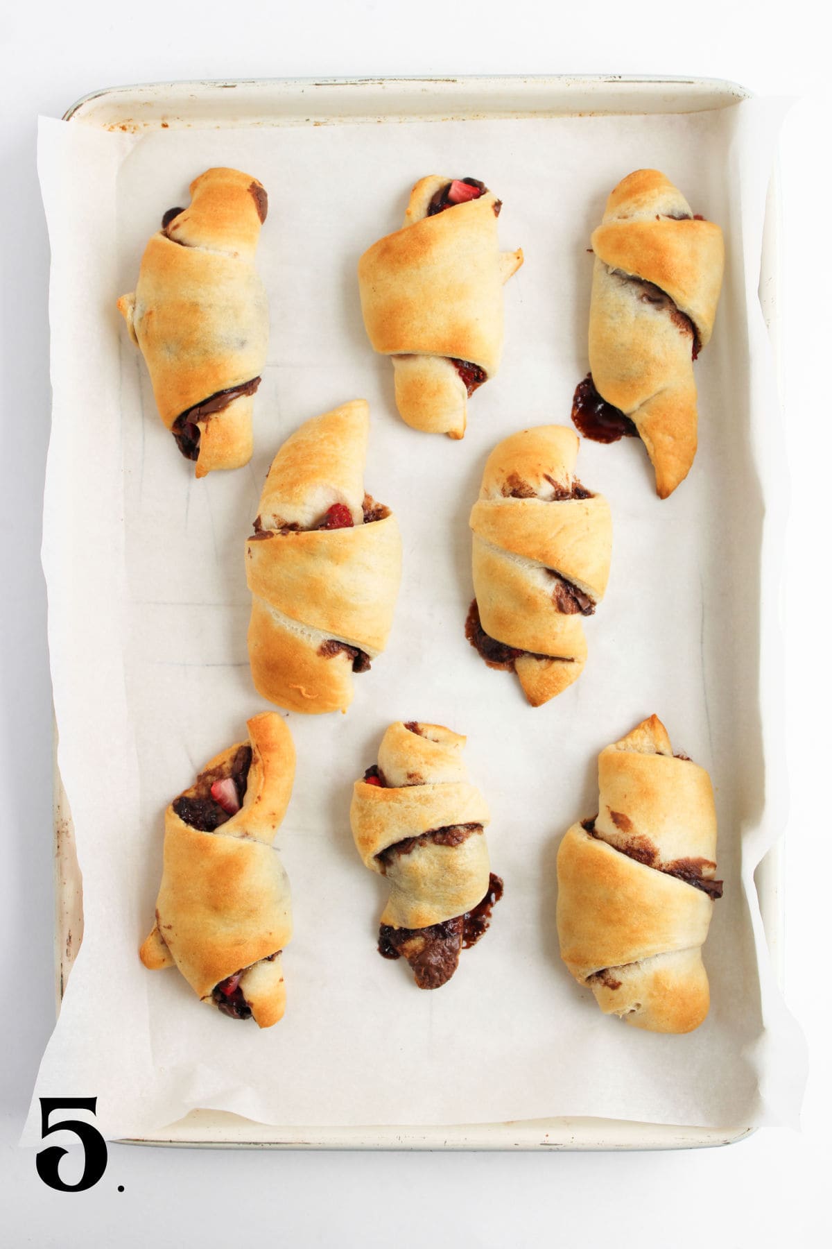 How to Make Strawberry Filled Croissants Step 5