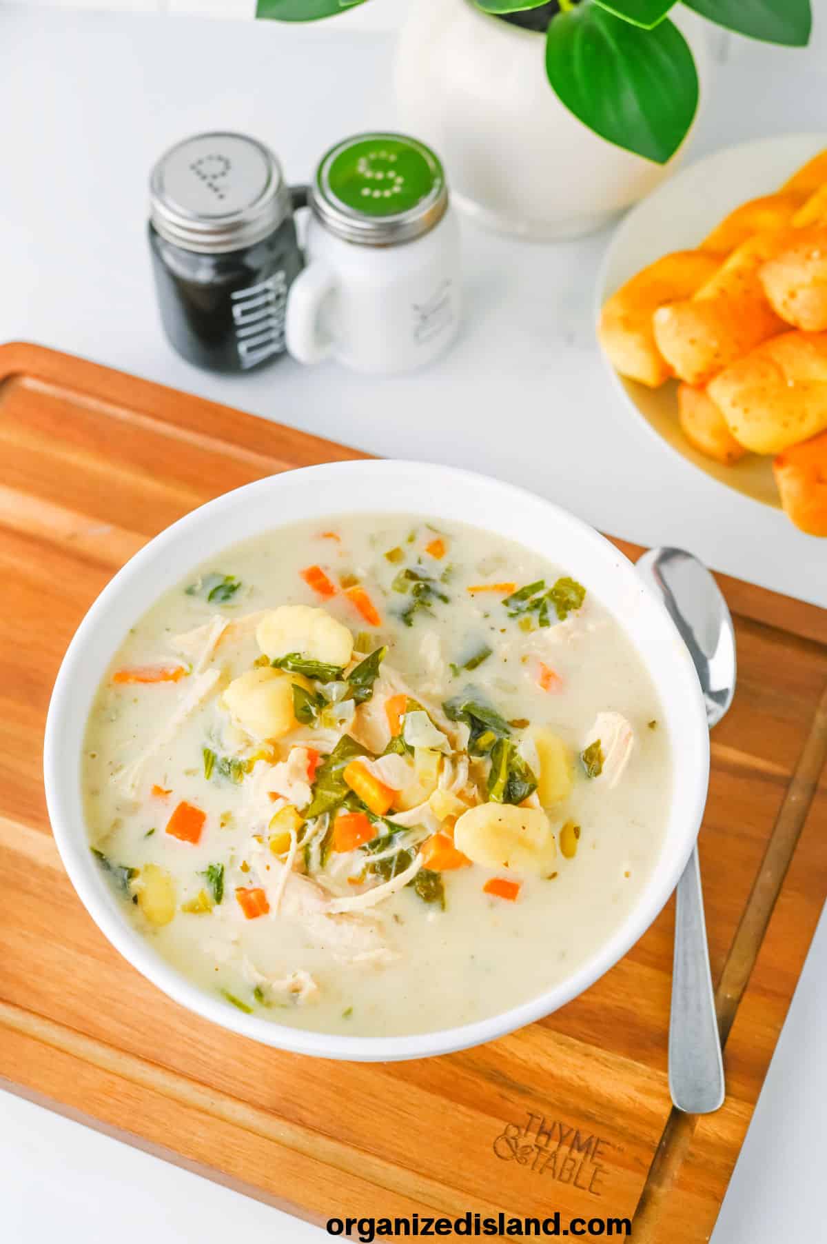 Slow Cooker Chicken Gnocchi Soup