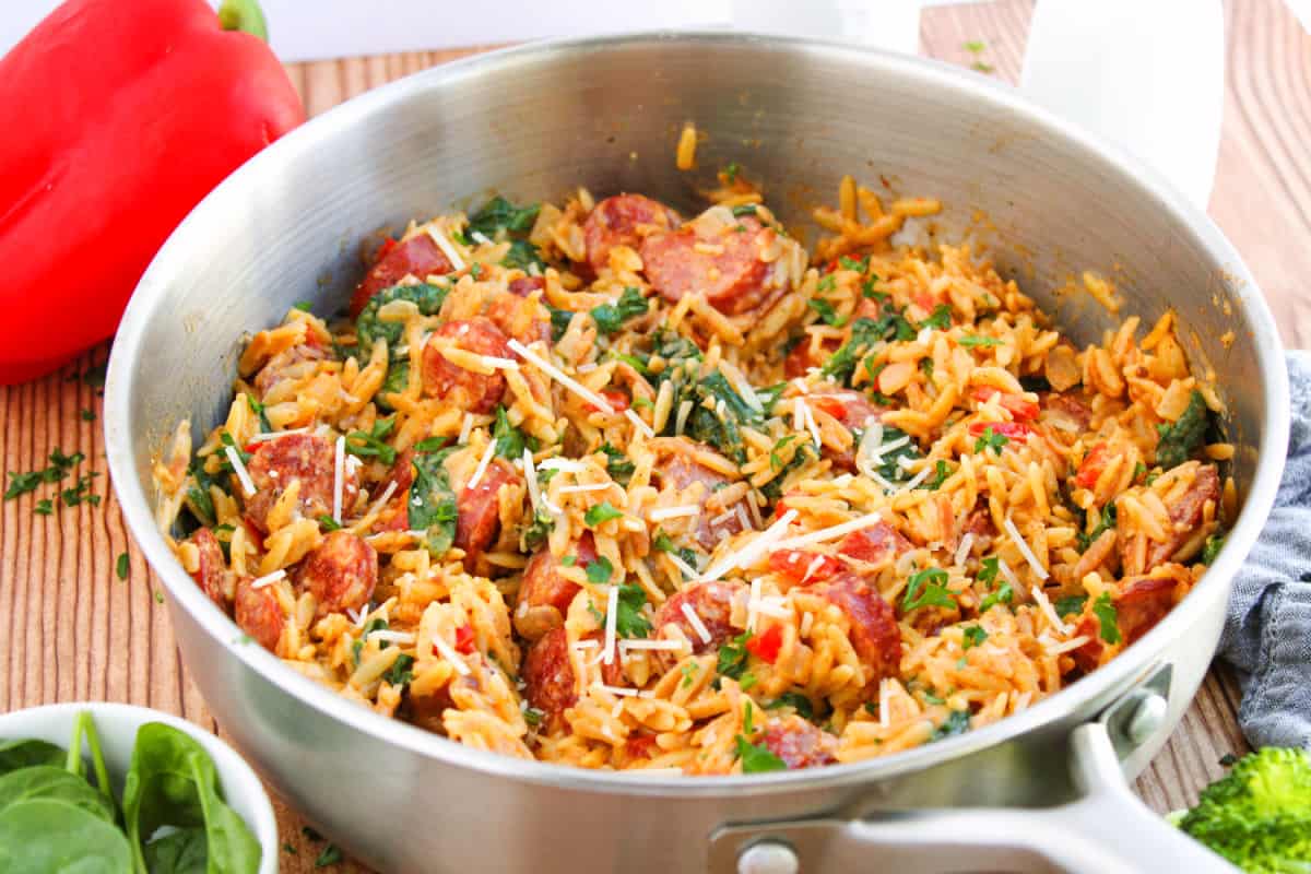 Best Orzo and Sausage