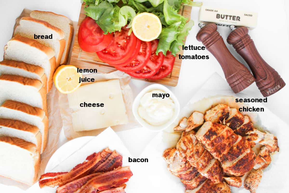 Blackened Chicken Sandwich Ingredients