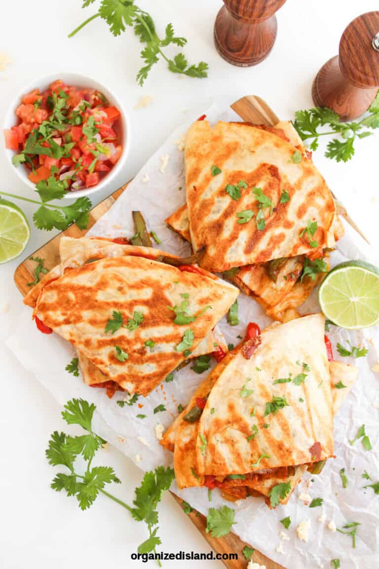 Chicken Fajita Quesadillas