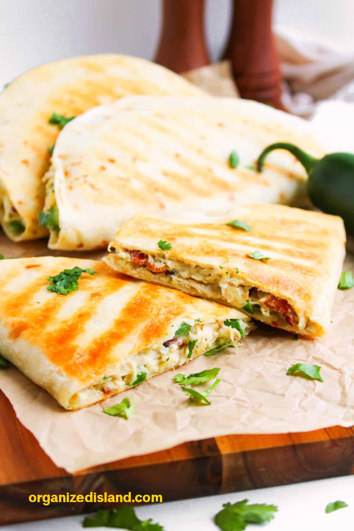 Easy Chicken Quesadillas