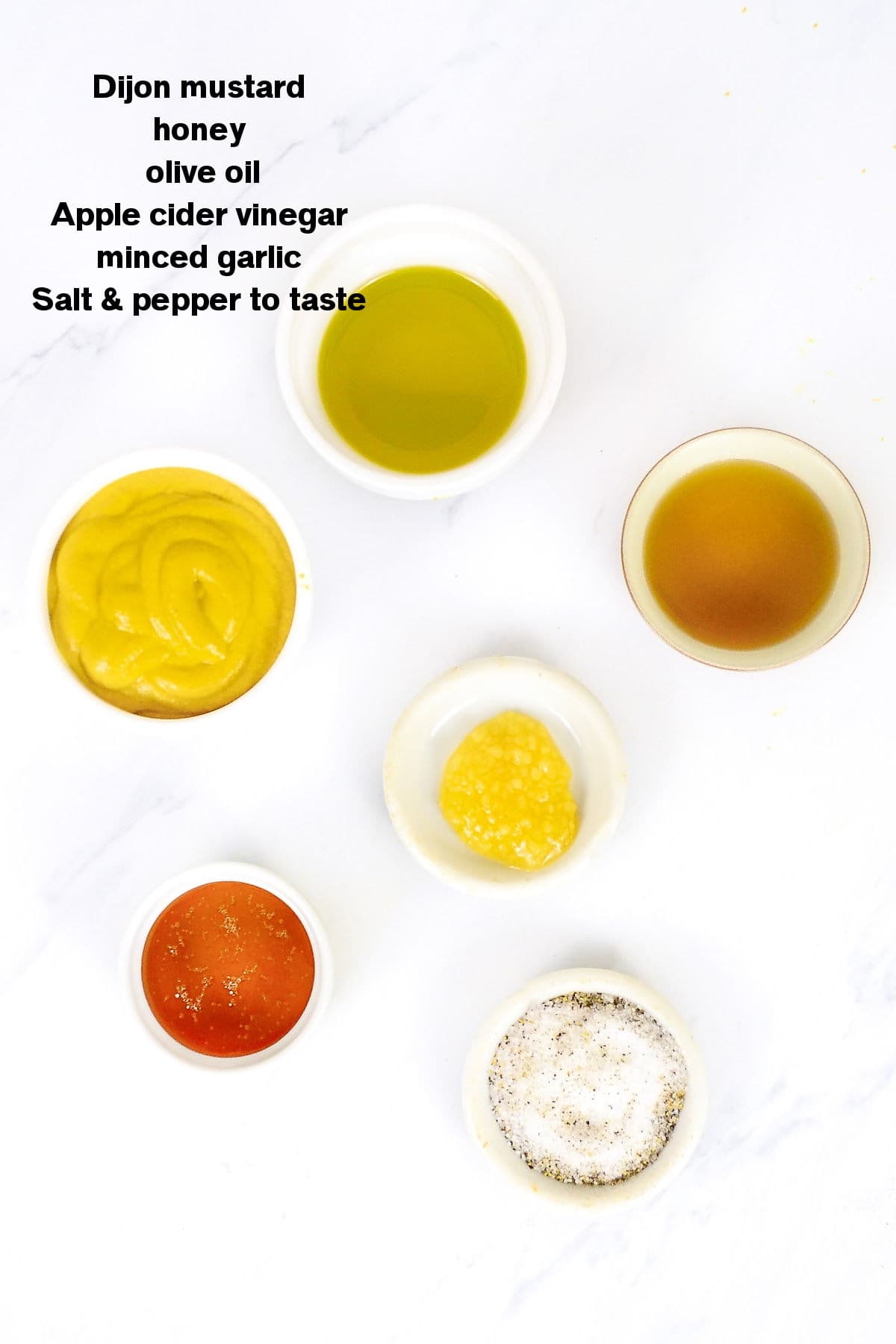 Honey Mustard Vinaigrette Dressing Ingredients