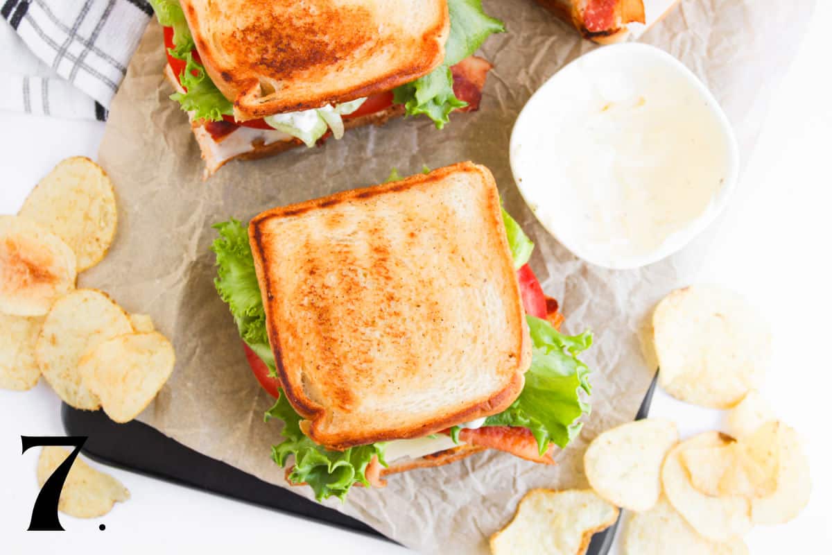 How to Make Blackened Chicken Sandwich Step 7