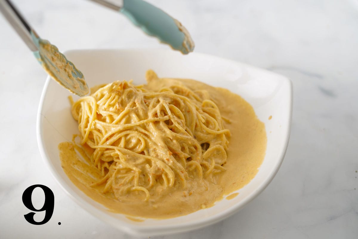 How to Make Burrata Pasta Step 9