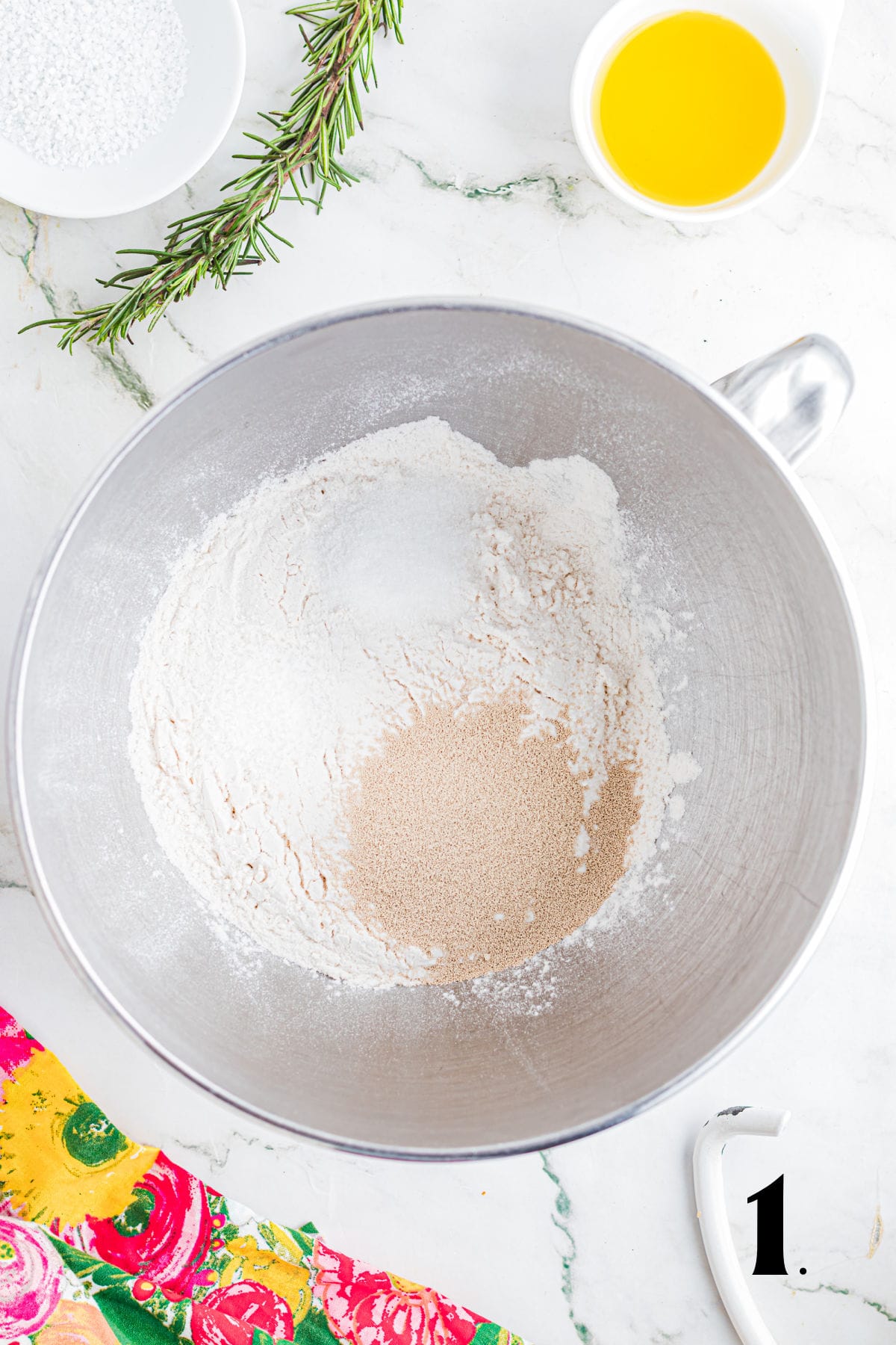 How to Make Easy Foccacia Bread Step 1