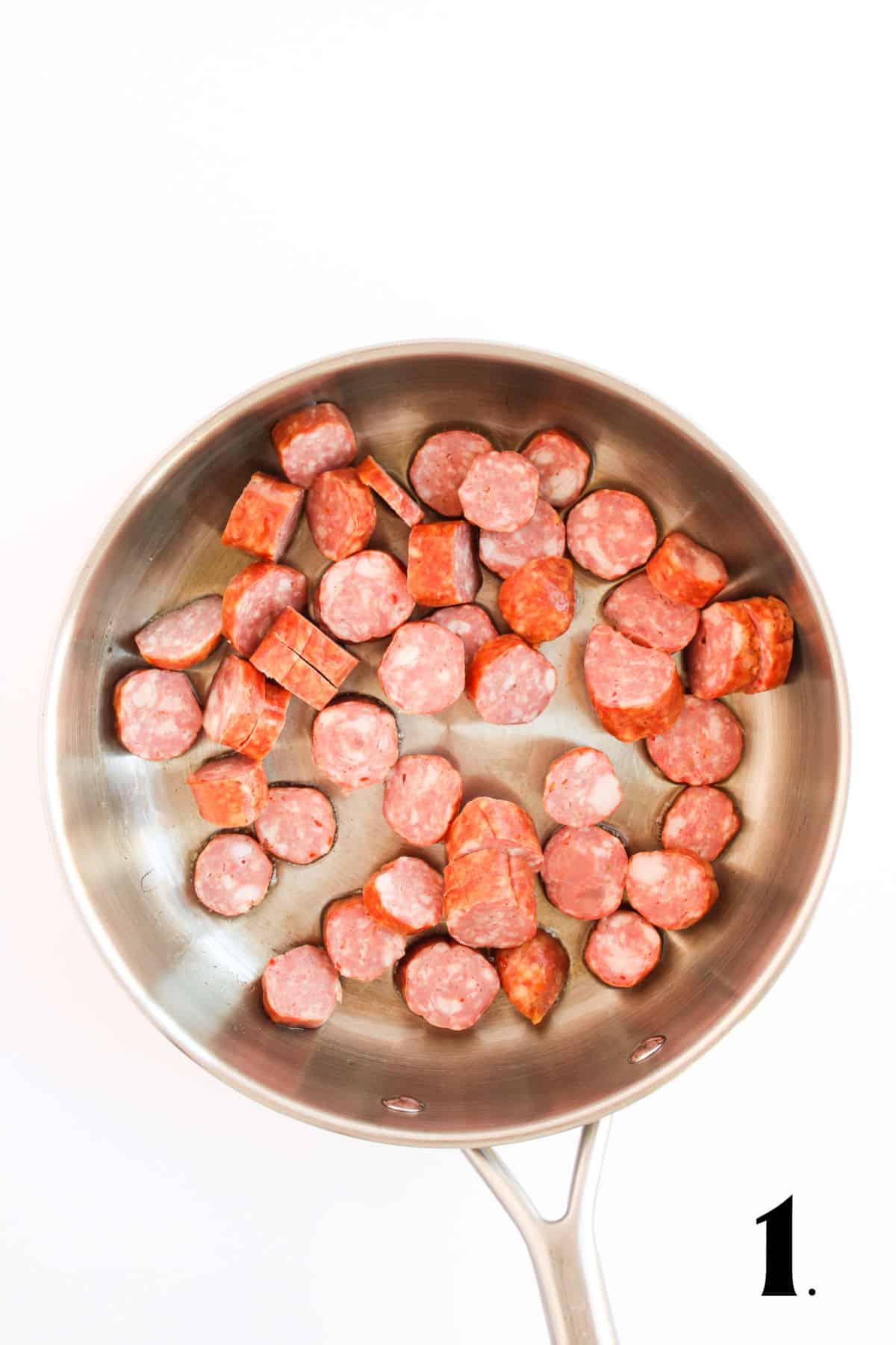 How to Make Orzo and Sausage Step 1
