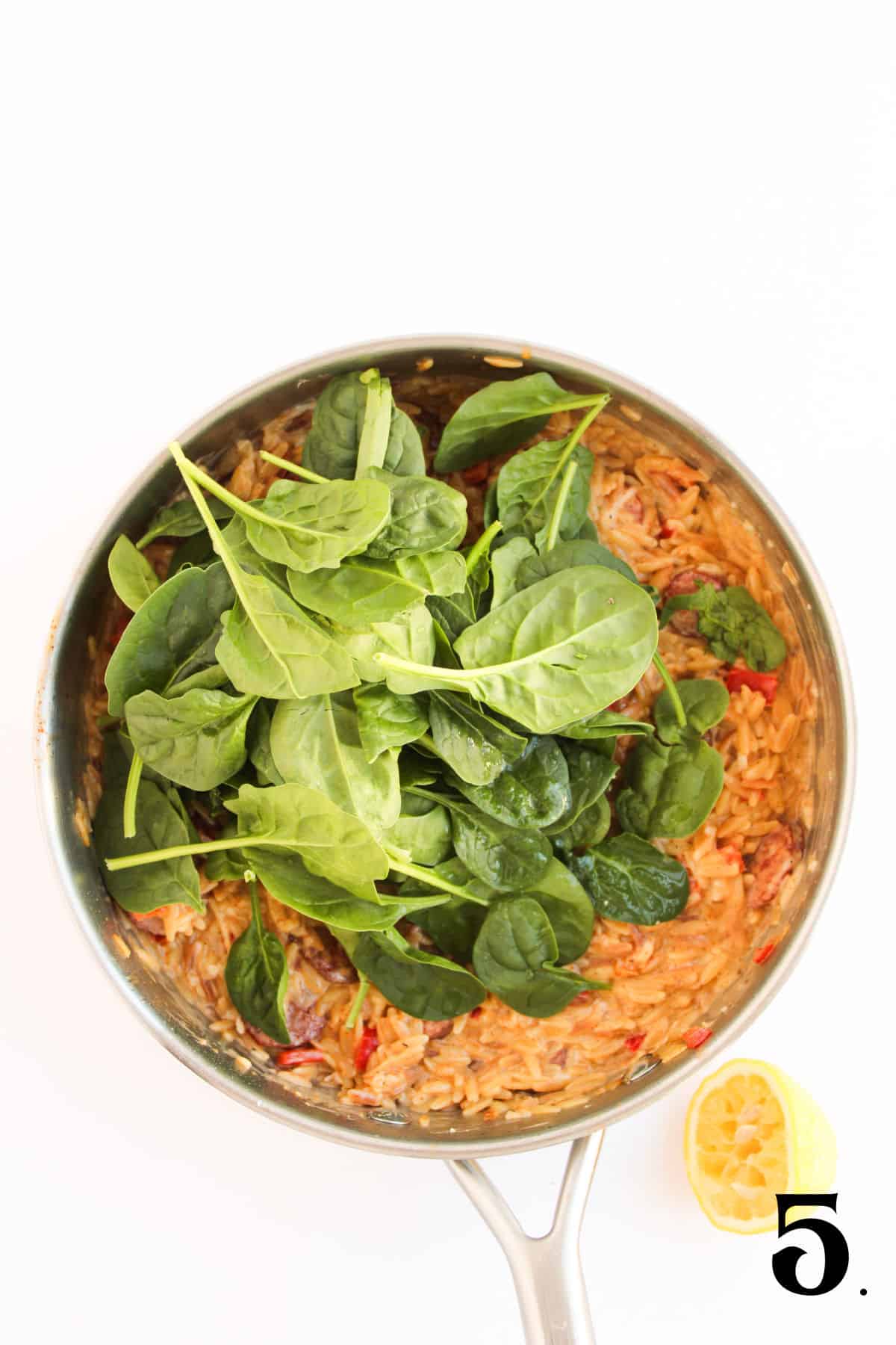 How to Make Orzo and Sausage Step 5