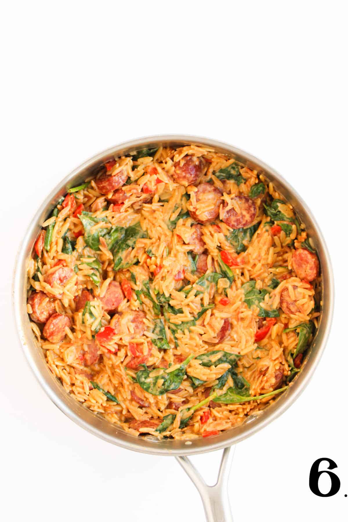 How to Make Orzo and Sausage Step 6